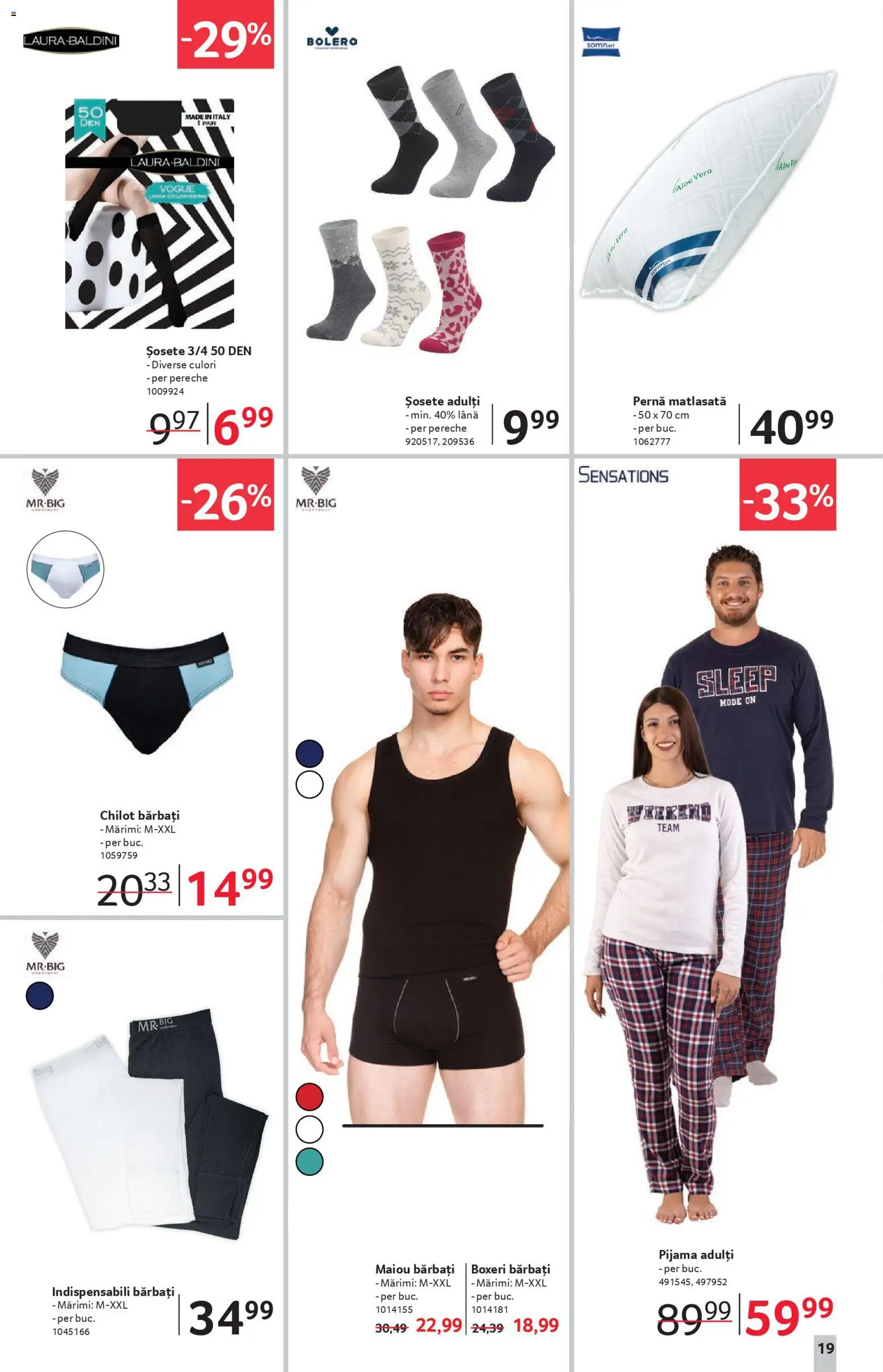 Noul catalog Selgros – valabil de la 31.10.2025 | Pagină: 19 | Produse: Aloe vera, Pernă, Maiou, Boxeri