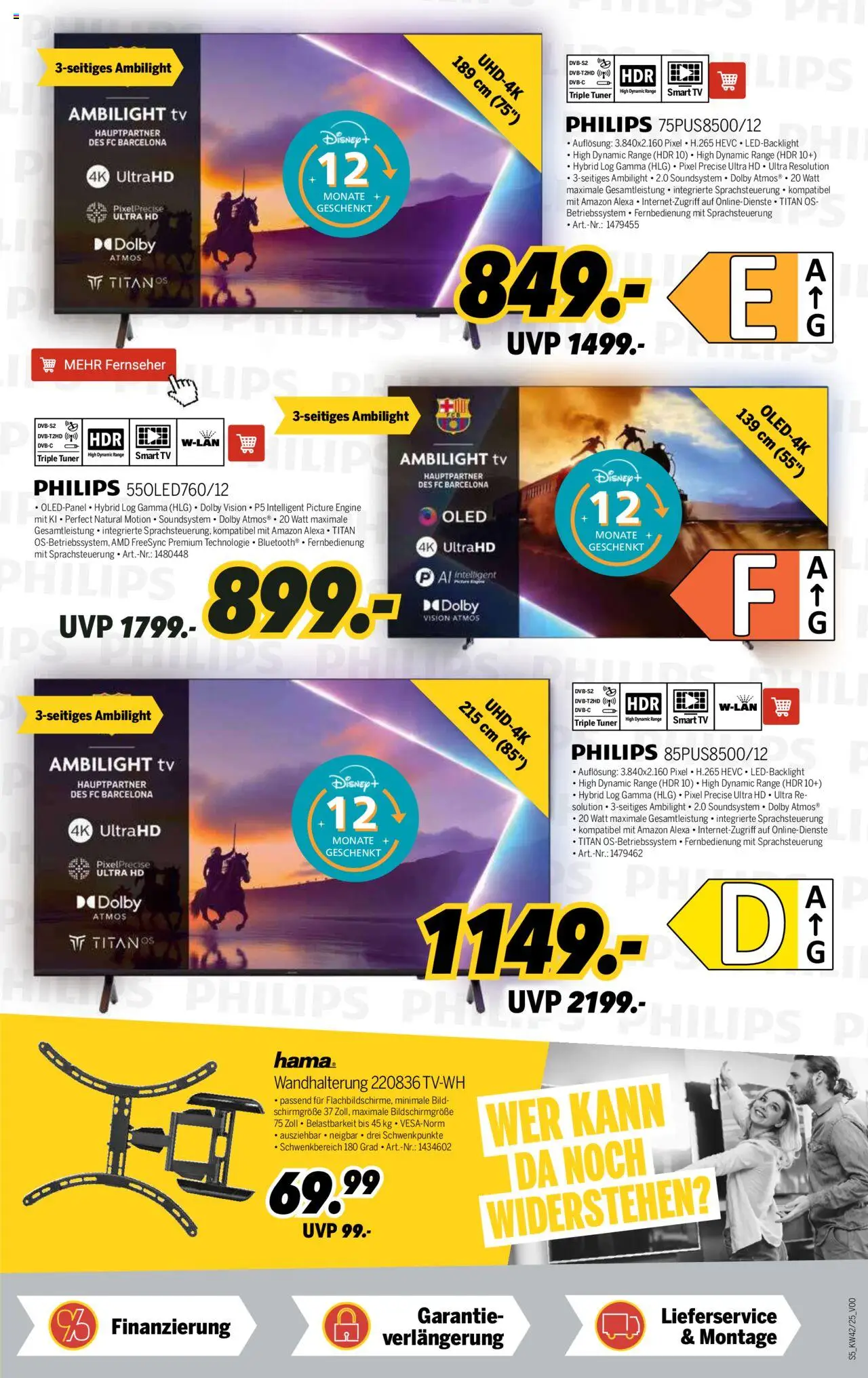 Medimax Prospekt 	 – gültig ab 11.10.2025 | Seite: 5 | Produkte: Philips, Soundsystem, TV, Fernseher