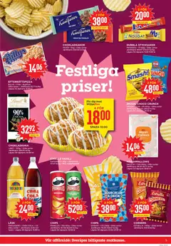 Willys erbjudanden - Förhandsvisning av reklamblad från butik Willys aktuell från 06.04.2026 | Sida: 5 | Produkter: Salt, Chokladkaka, Chips, Pizza