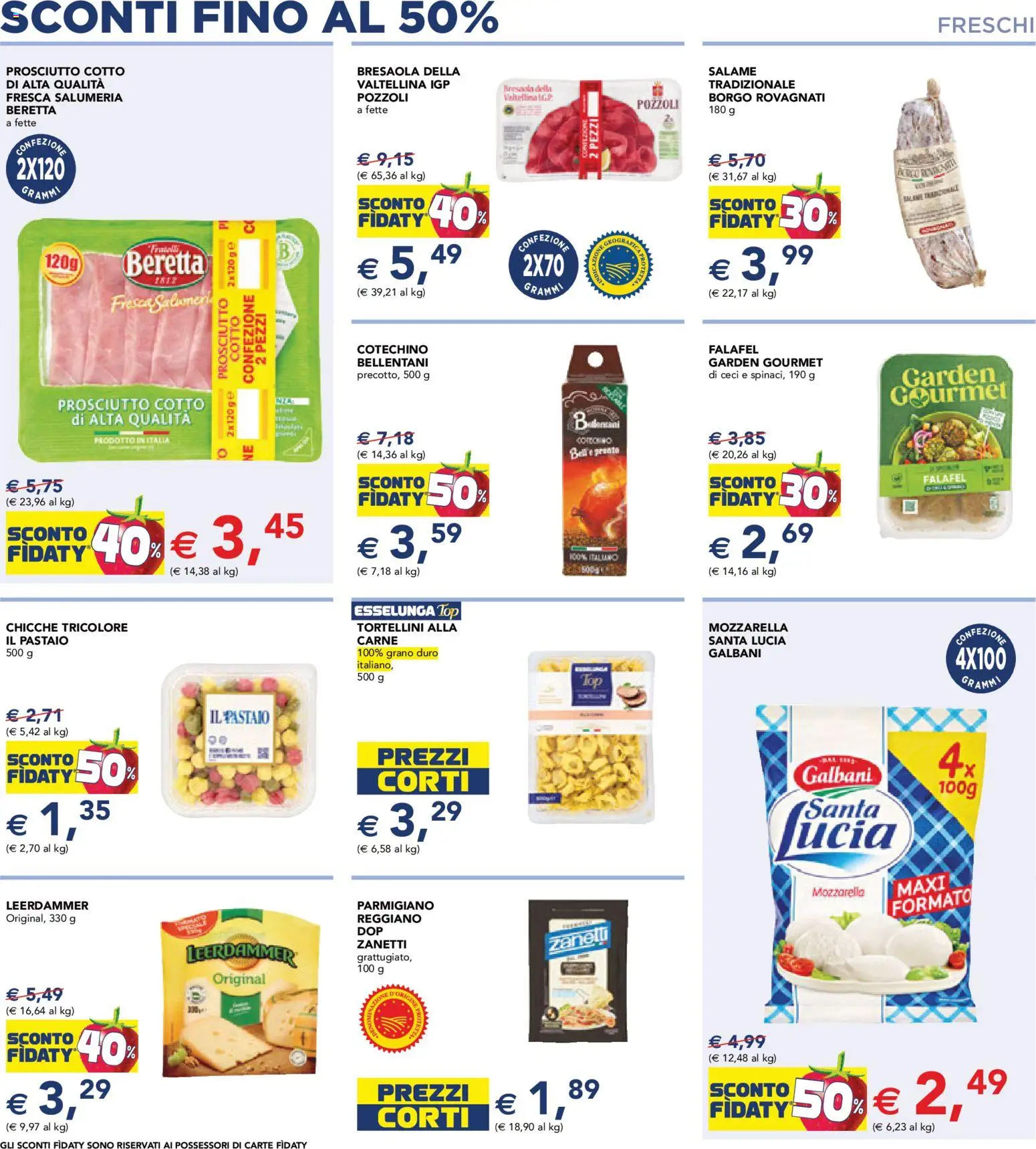 Volantino Esselunga S del 23.10.2025 | Pagina: 4 | Prodotti: Salame, Bresaola, Top, Prosciutto