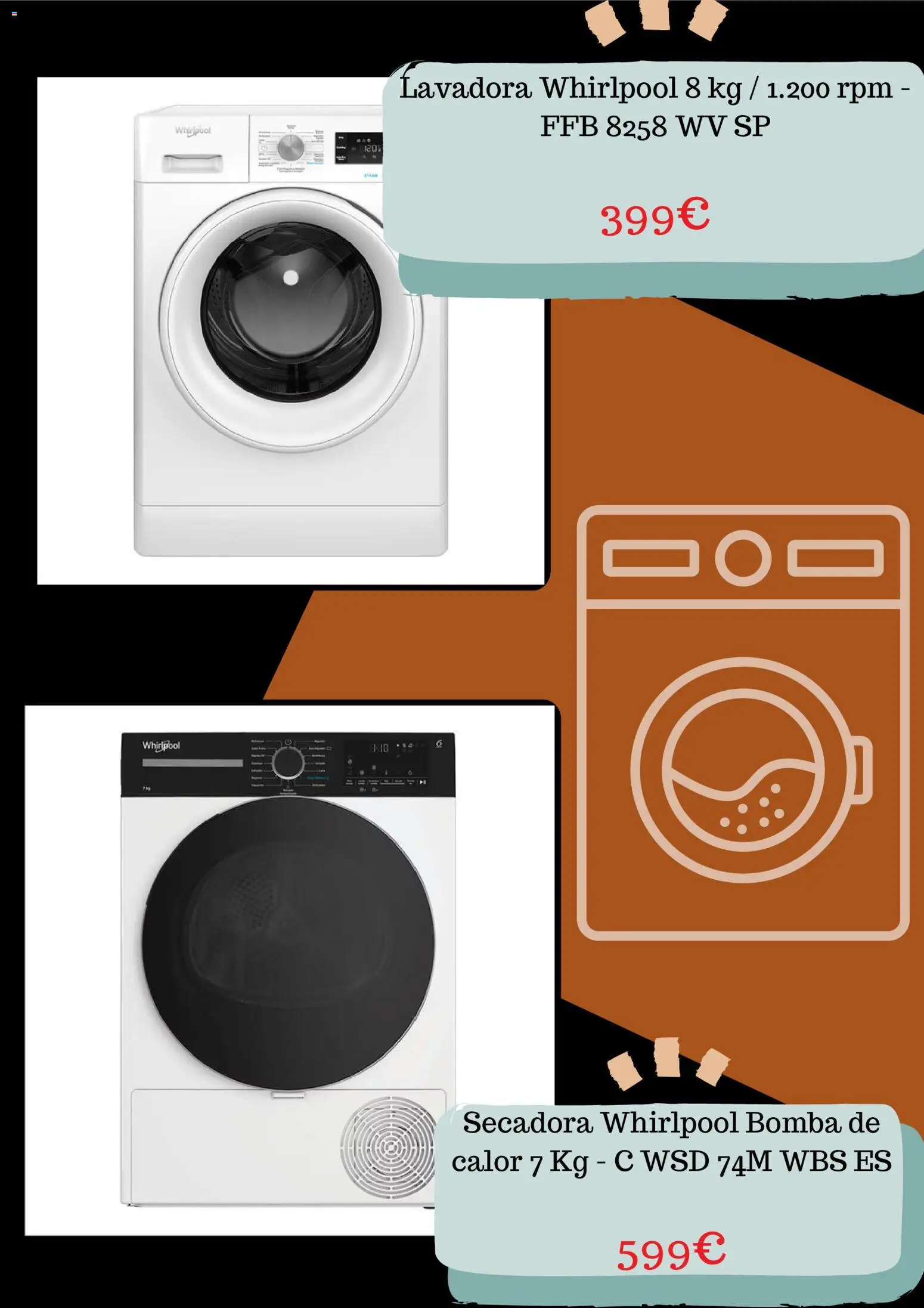 Hipercor Black Friday │ válido desde el 10.11.2025 | Página: 4 | Productos: Lavadora, Secadora