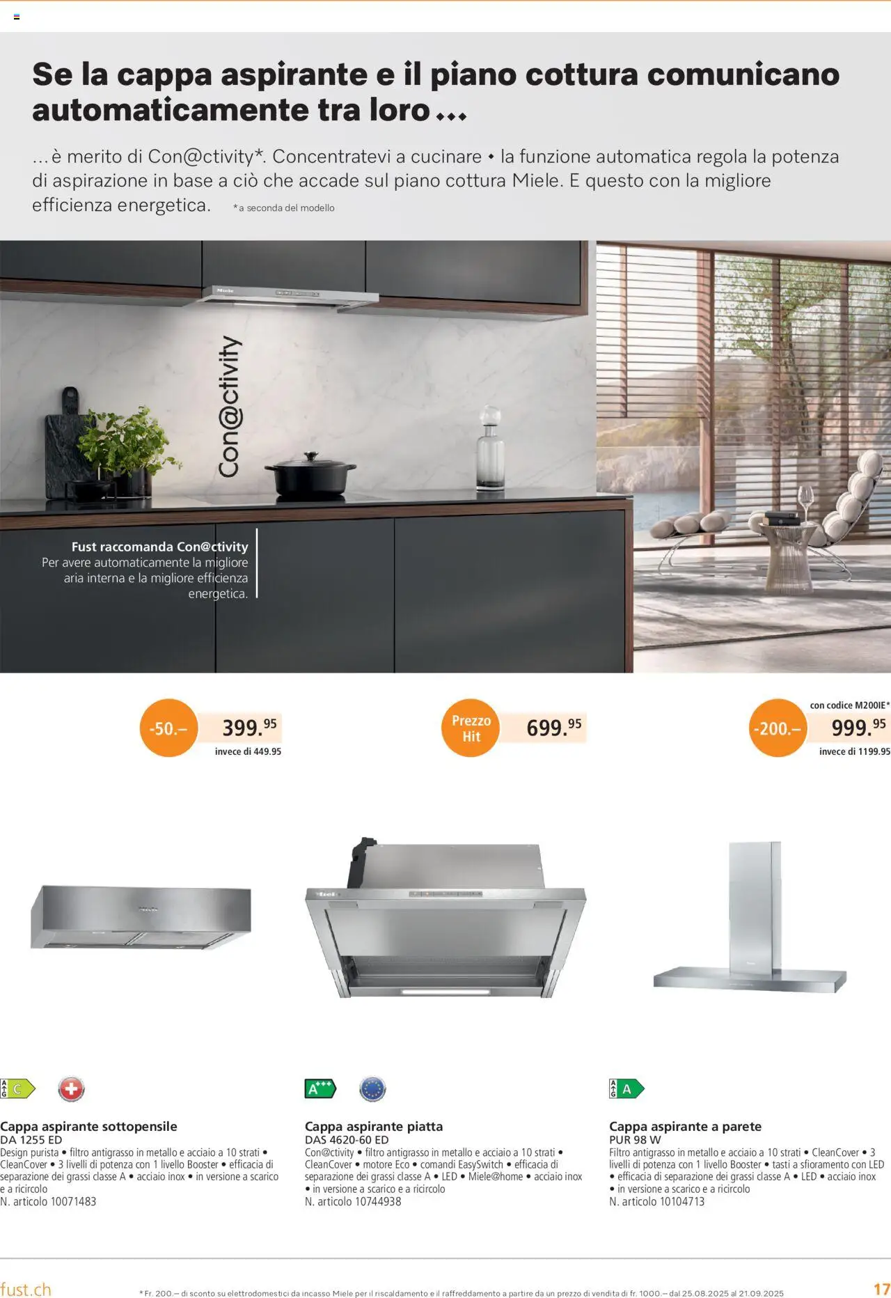 Fust Aktionen Elettrodomestici IT – gültig ab 15.09.2025 | Seite: 17 | Produkte: Miele