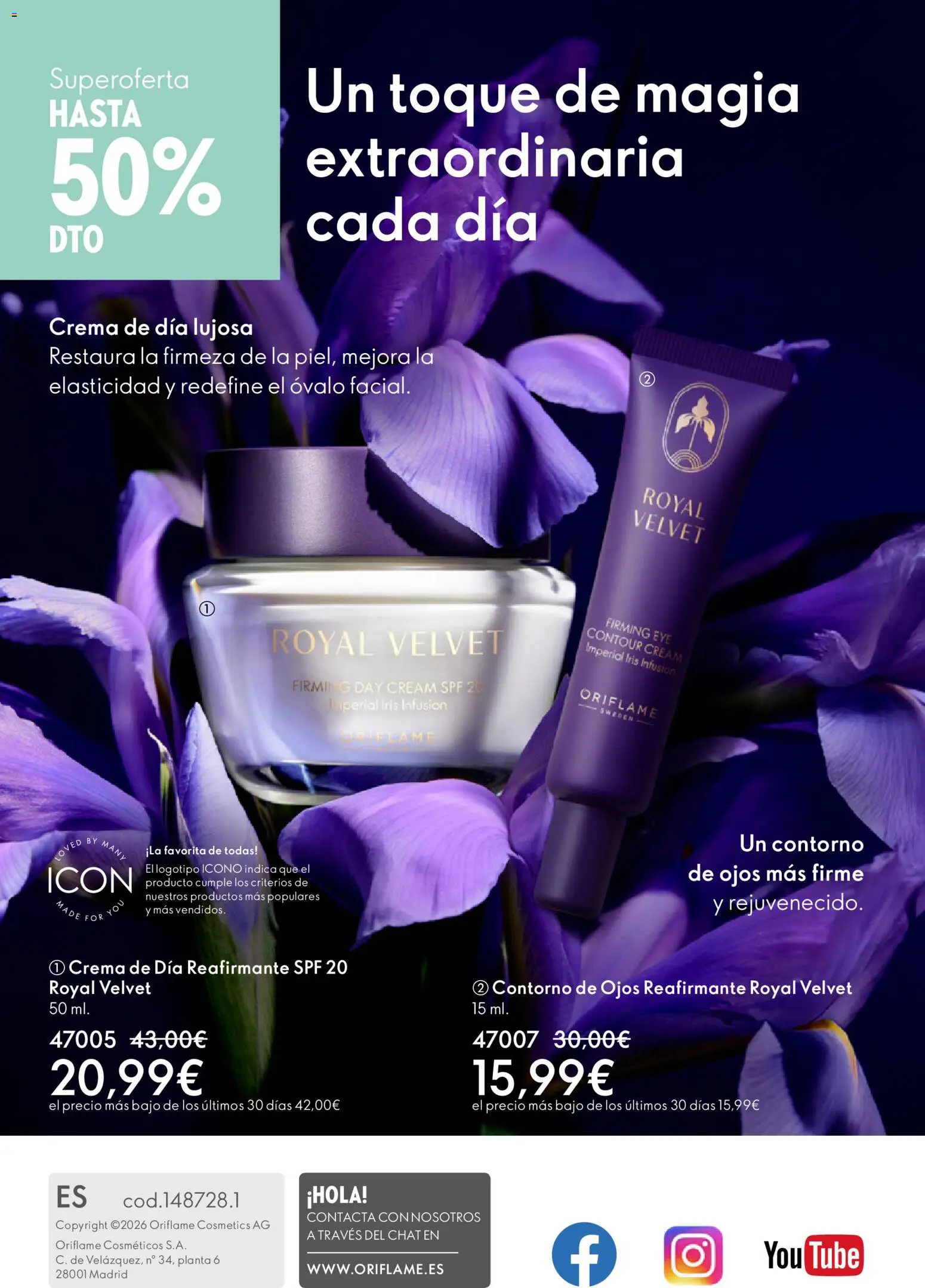Oriflame - Catálogo Campaña 3 │ válido desde el 18.02.2026 | Página: 180 | Productos: Crema, Crema de día