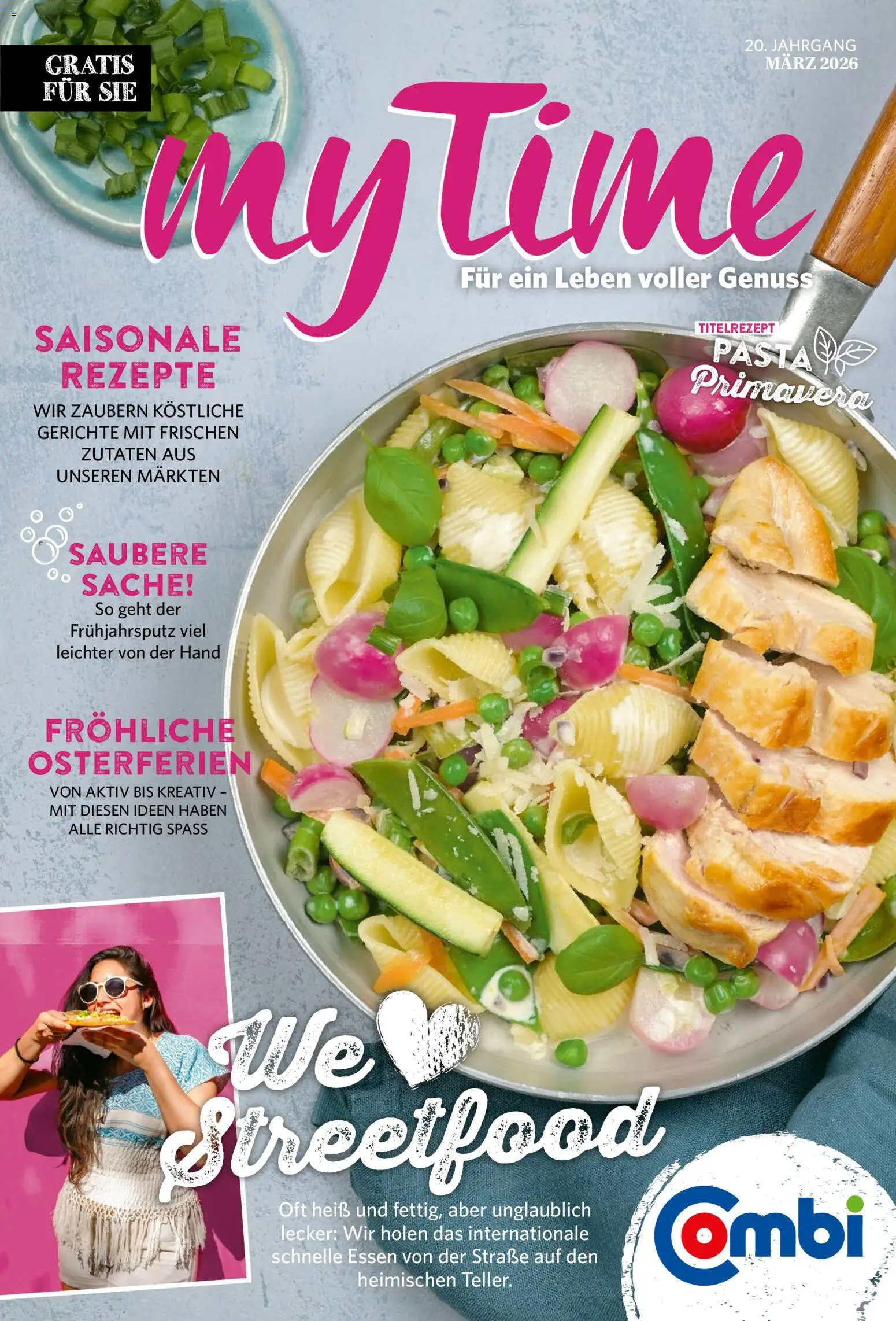 Combi myTime März 2026 – gültig ab 01.03.2026 | Seite: 1 | Produkte: Pasta