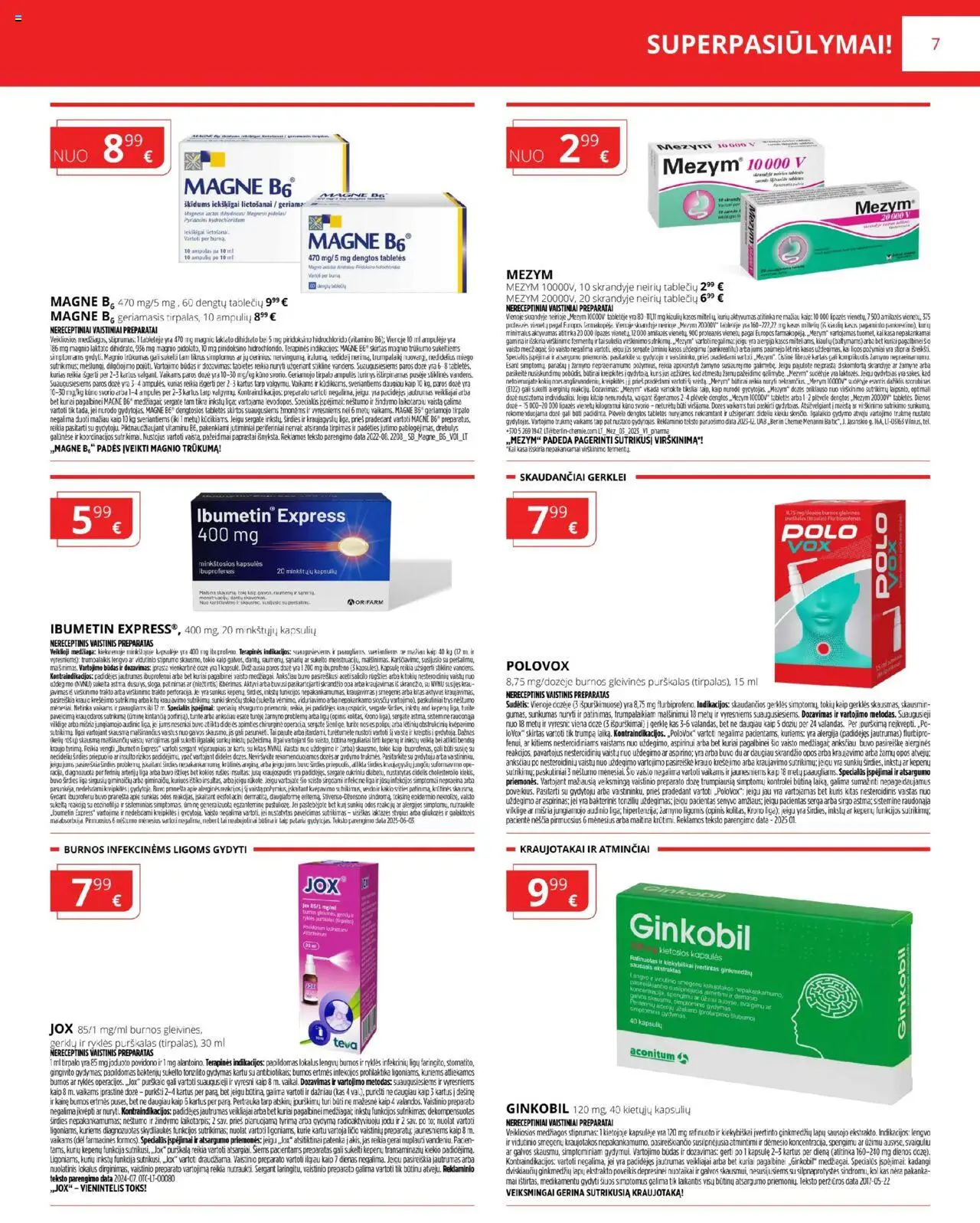 Gintarinė akcijos nuo 01.10.2025 | Puslapis: 7 | Prekių: Alus