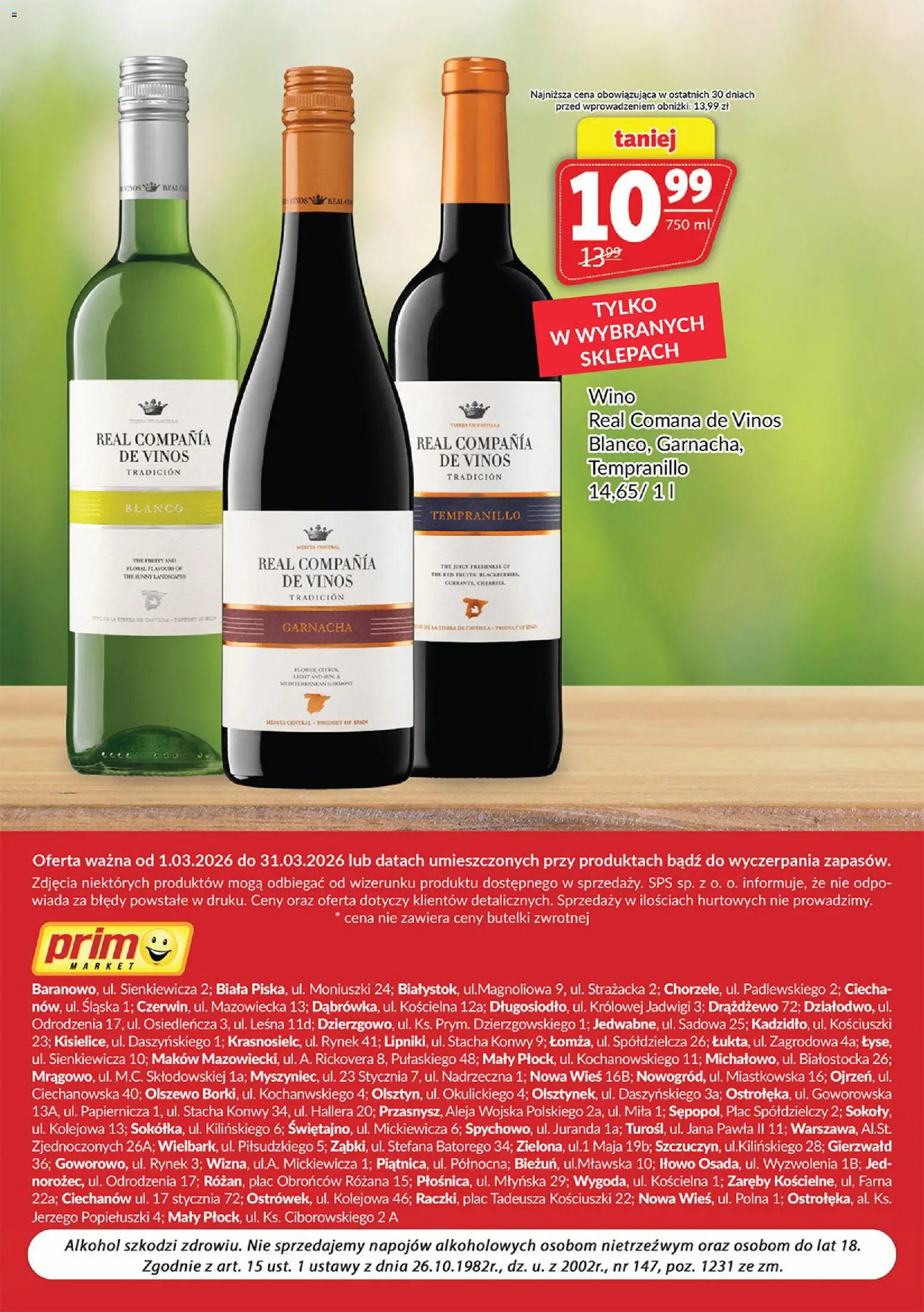 Prim Market gazetka - Oferta alkoholowa od 01.03.2026 | Strona: 8 | Produkty: Wino, Alkohol