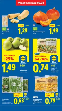 Bio hokkaido pompoen, Per stuk - Voorbeeld van een folder van Lidl, geldig van 09.02.2026 | Pagina: 5