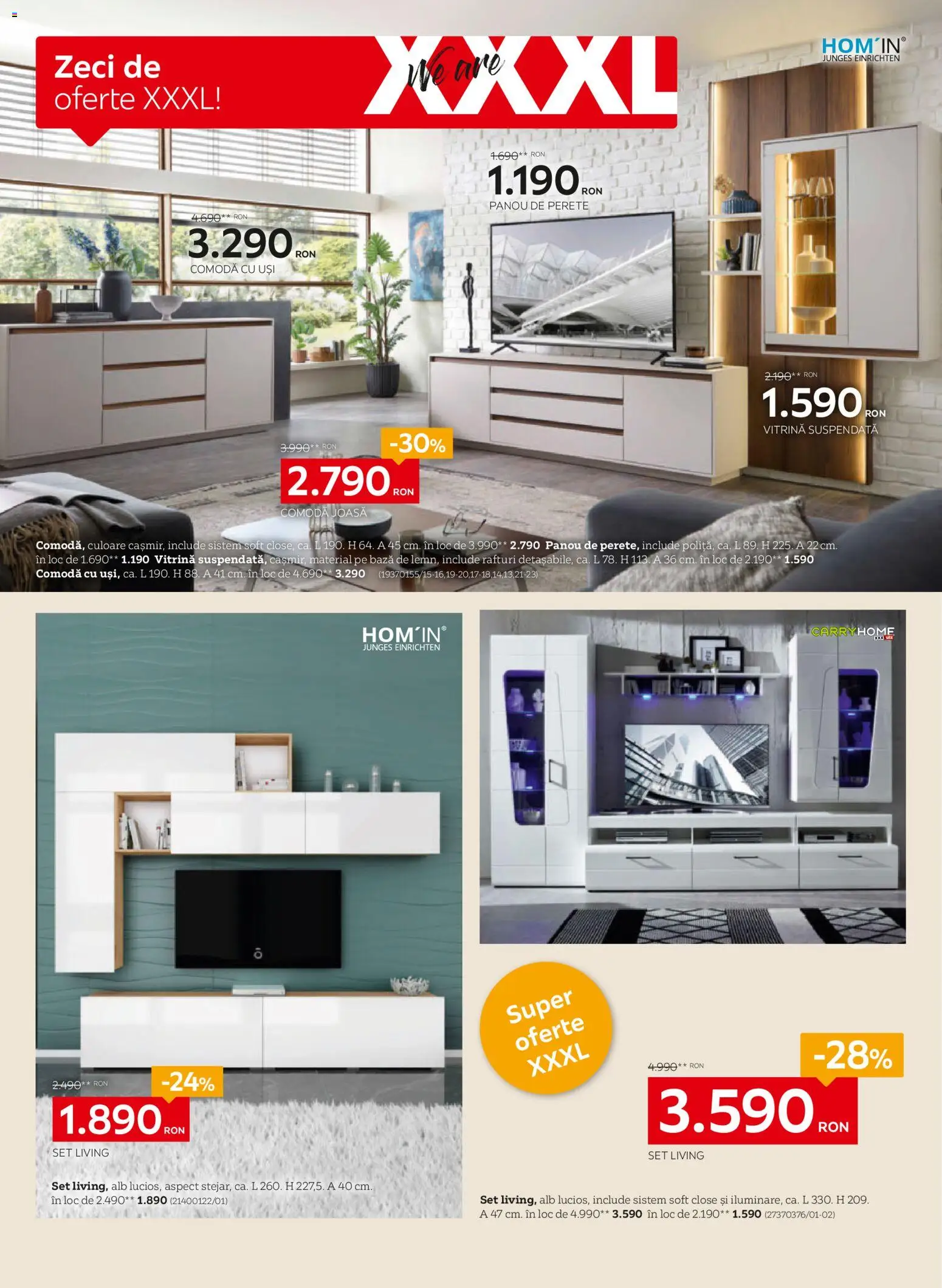 Noul catalog XXXLutz – valabil de la 06.04.2026 | Pagină: 6 | Produse: Comodă, Vitrină
