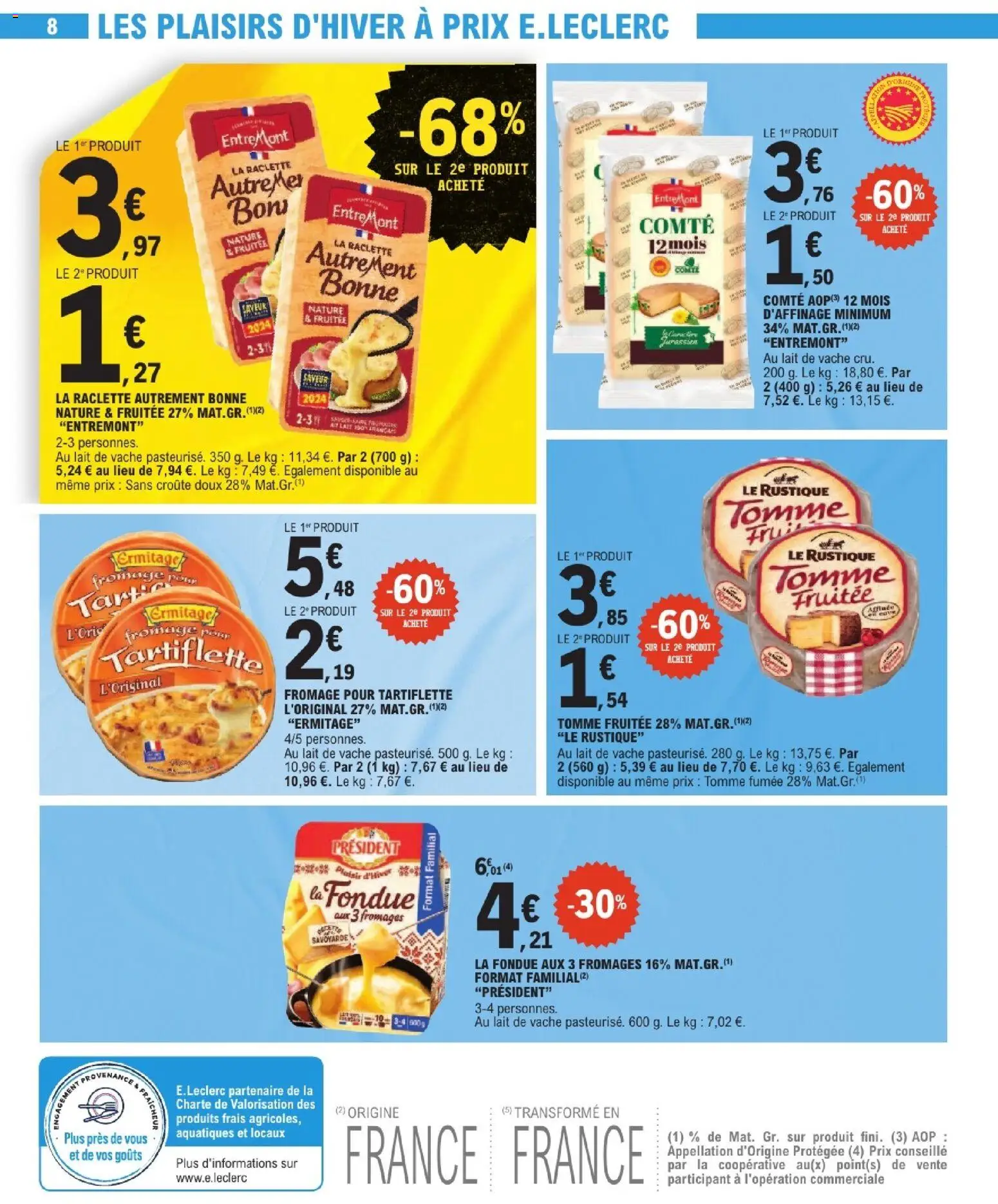 {H1} | Page: 8 | Produits: Raclette, Lait, Fromage, Fromage pour tartiflette