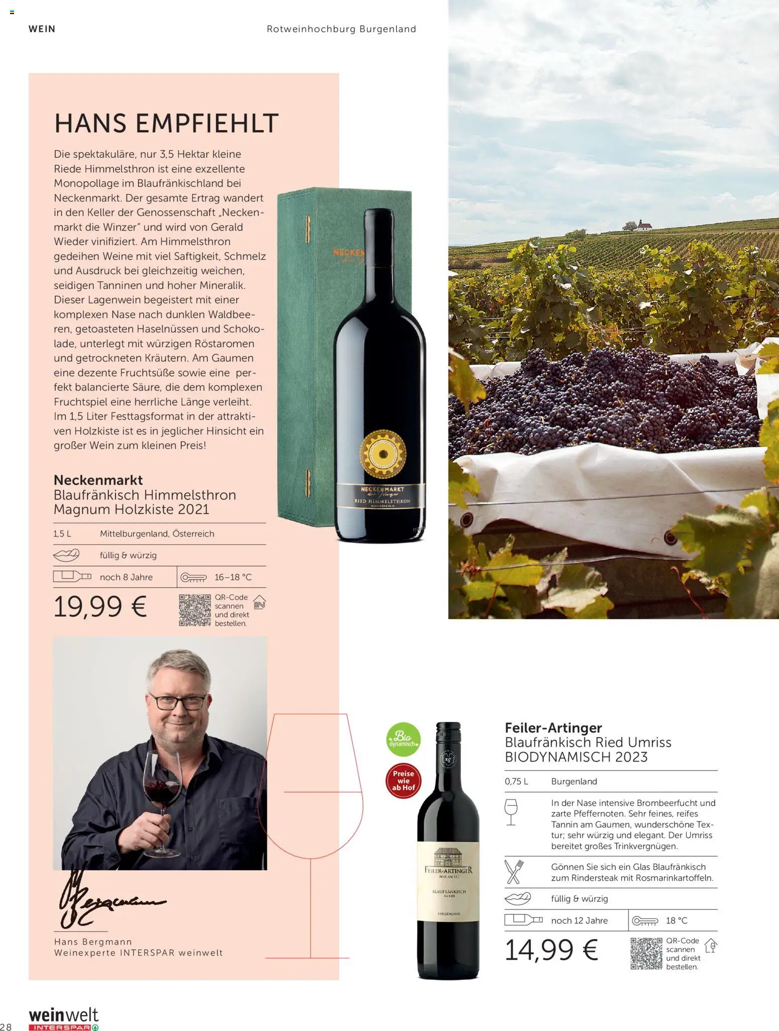 Interspar Meine Weinwelt Ausgabe Winter 2025 gültig ab 14.12.2025 | Seite: 28 | Produkte: Wein