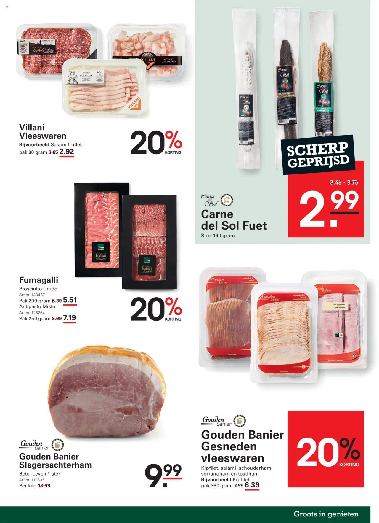  | Pagina: 9 | Producten: Salami, Ham, Peper