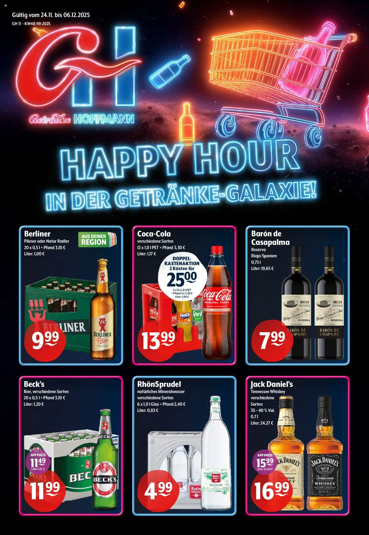 Getränke Hoffmann - Black Friday – gültig ab 24.11.2025 | Seite: 1