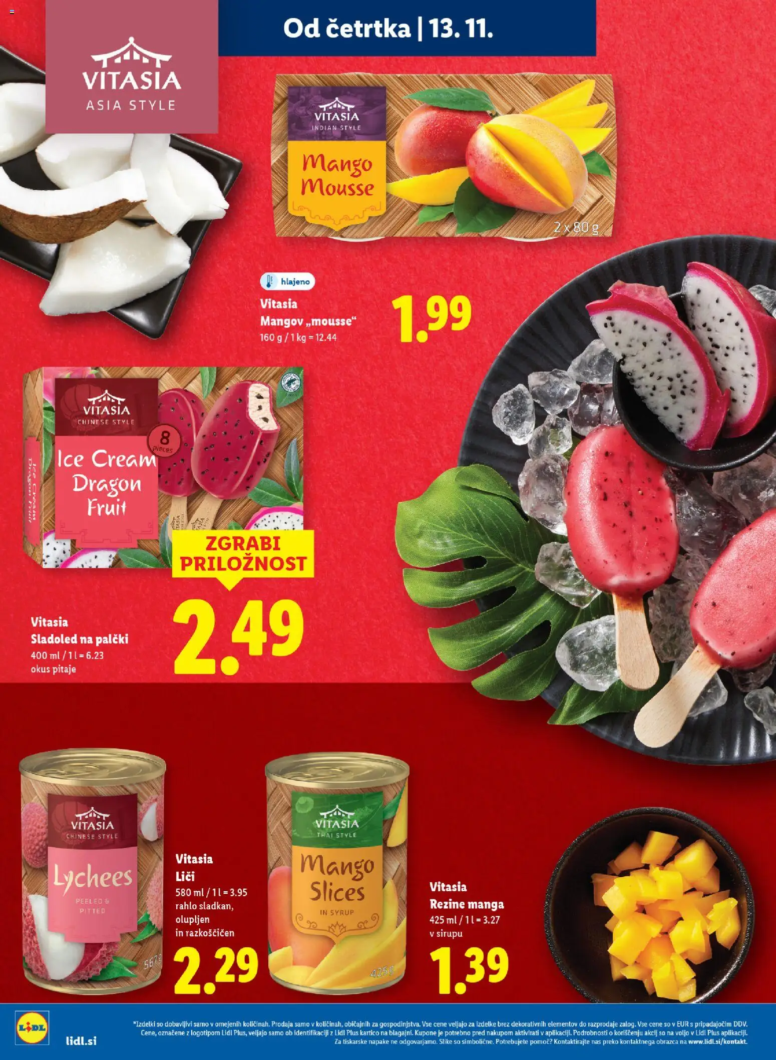 Novi Lidl katalog ponudbe – veljaven od 13.11.2025 | Stran: 26 | Izdelki: Sladoled, Mango