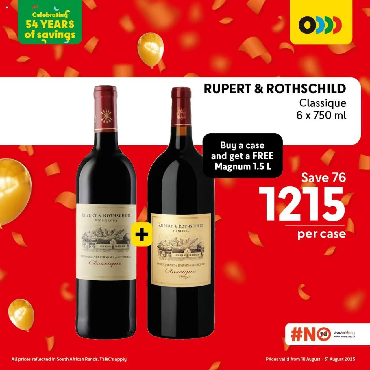 Makro Birthday Deals Wine Extra │ valid from 18.08.2025 | Page: 10 | Products: Case