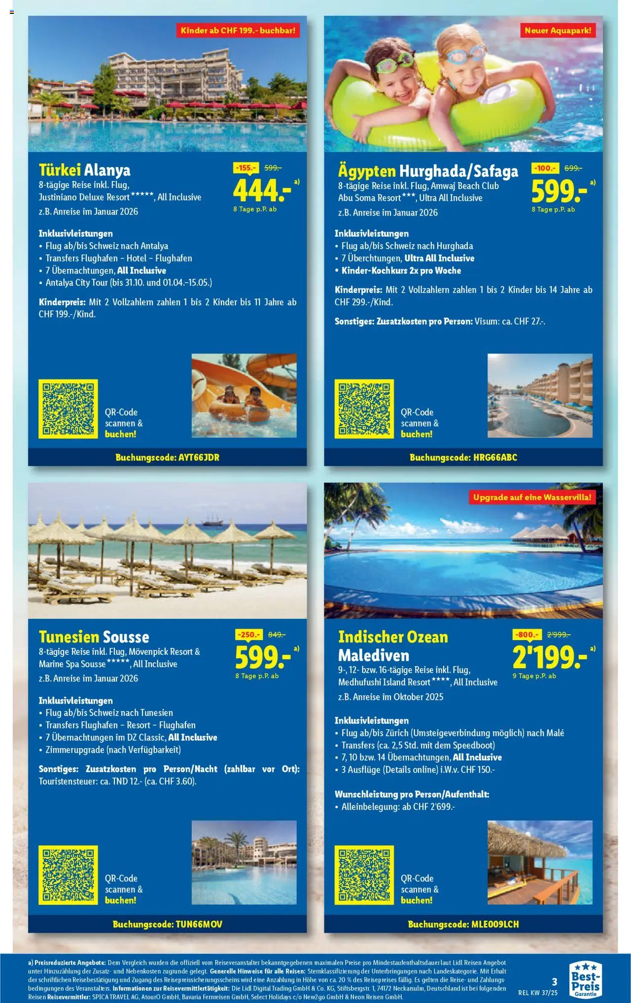 Lidl Aktionen Reisen – gültig ab 11.09.2025 | Seite: 3
