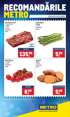 Ofertele Metro valabile de la 29.12.2025