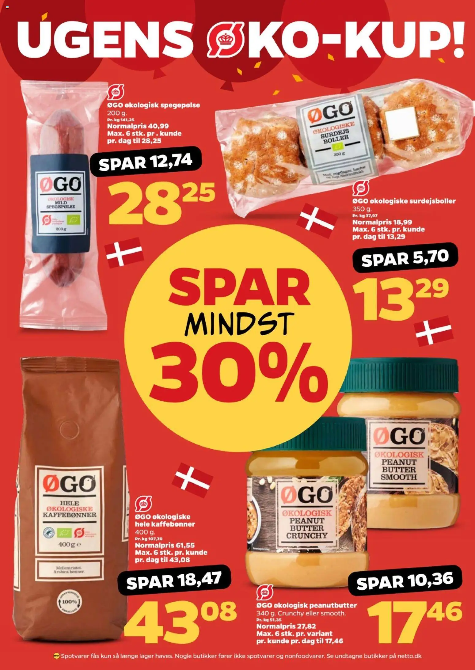 Netto tilbudsavis – gyldig fra 21.02.2026 | Side: 10 | Produkter: Spegepølse, Peanutbutter