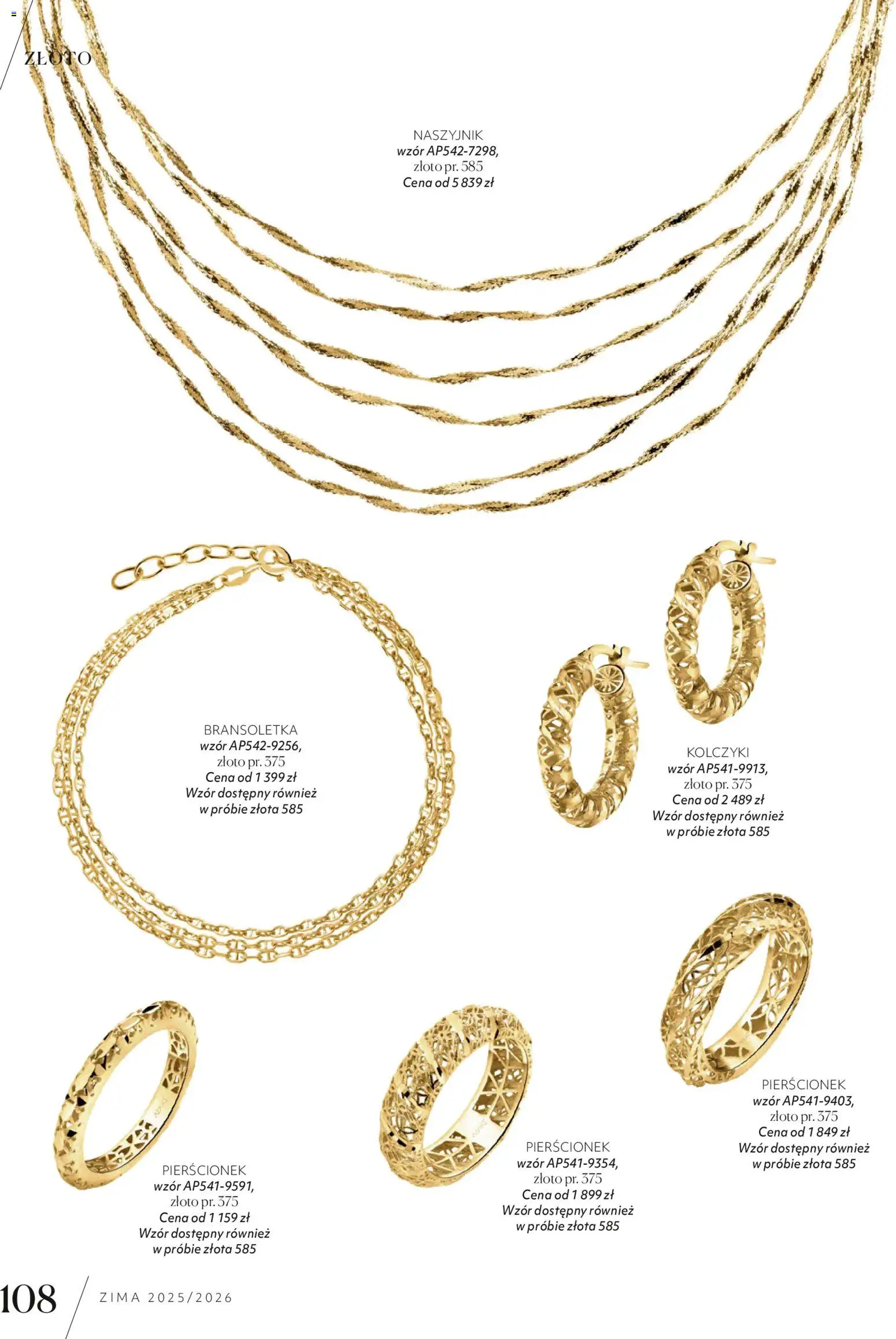 Apart promocje od 04.11.2025 | Strona: 110 | Produkty: Naszyjnik, Bransoletka, Pierścionek
