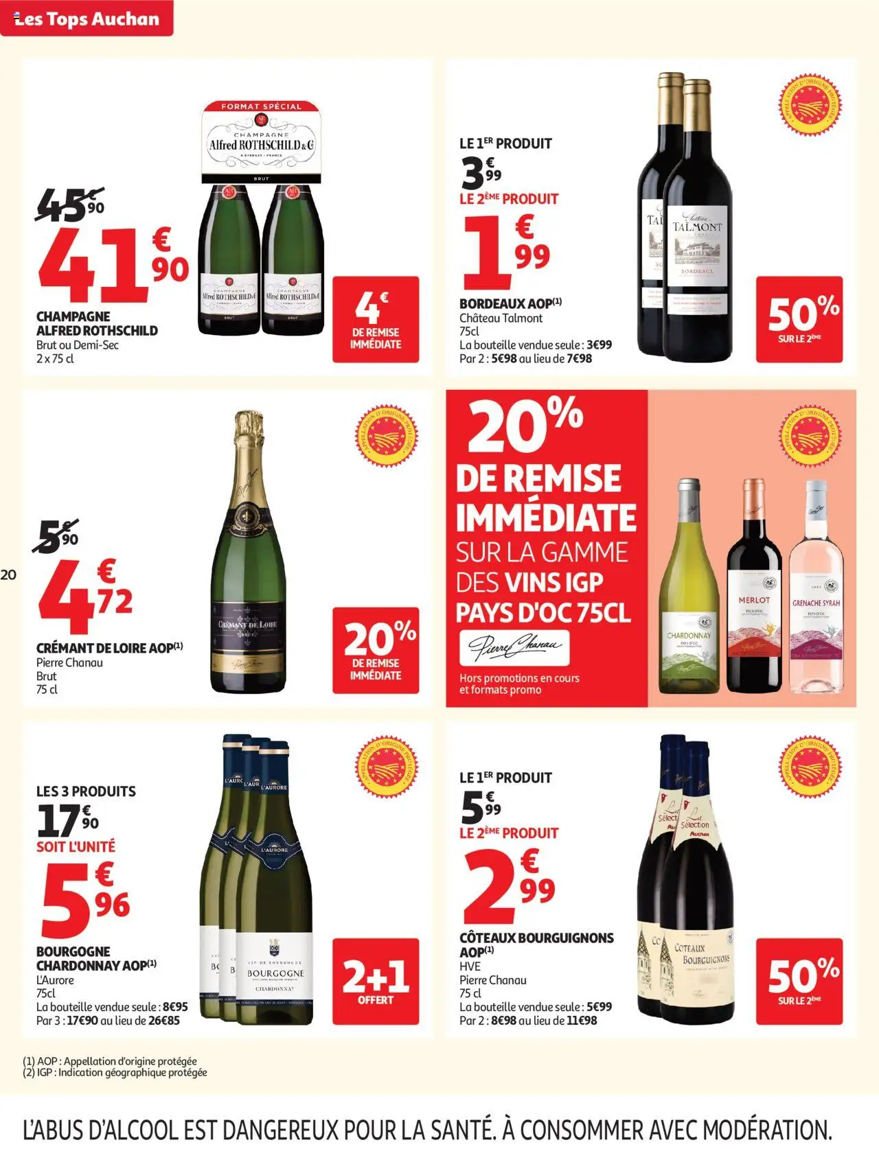 {H1} | Page: 20 | Produits: Champagne, Crémant