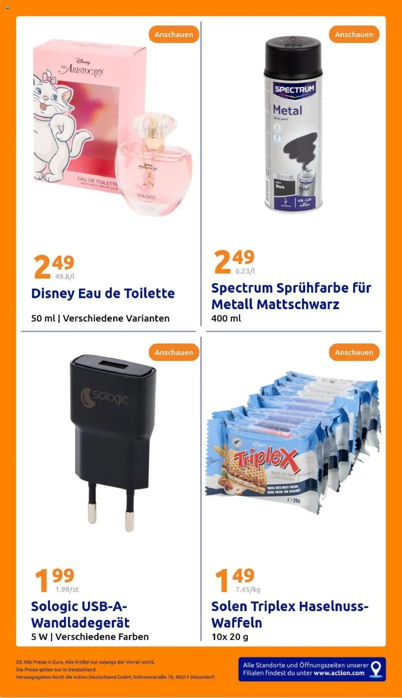 Action Prospekt - gültig ab dem 06.08.2025 | Seite: 32 | Produkte: Toilette, Eau de Toilette, Waffeln