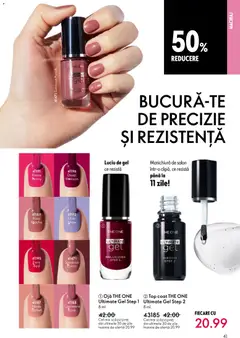 Ofertele Oriflame valabile de la 23.12.2025 | Pagină: 41 | Produse: Top coat, Top, Machiaj, Ojă