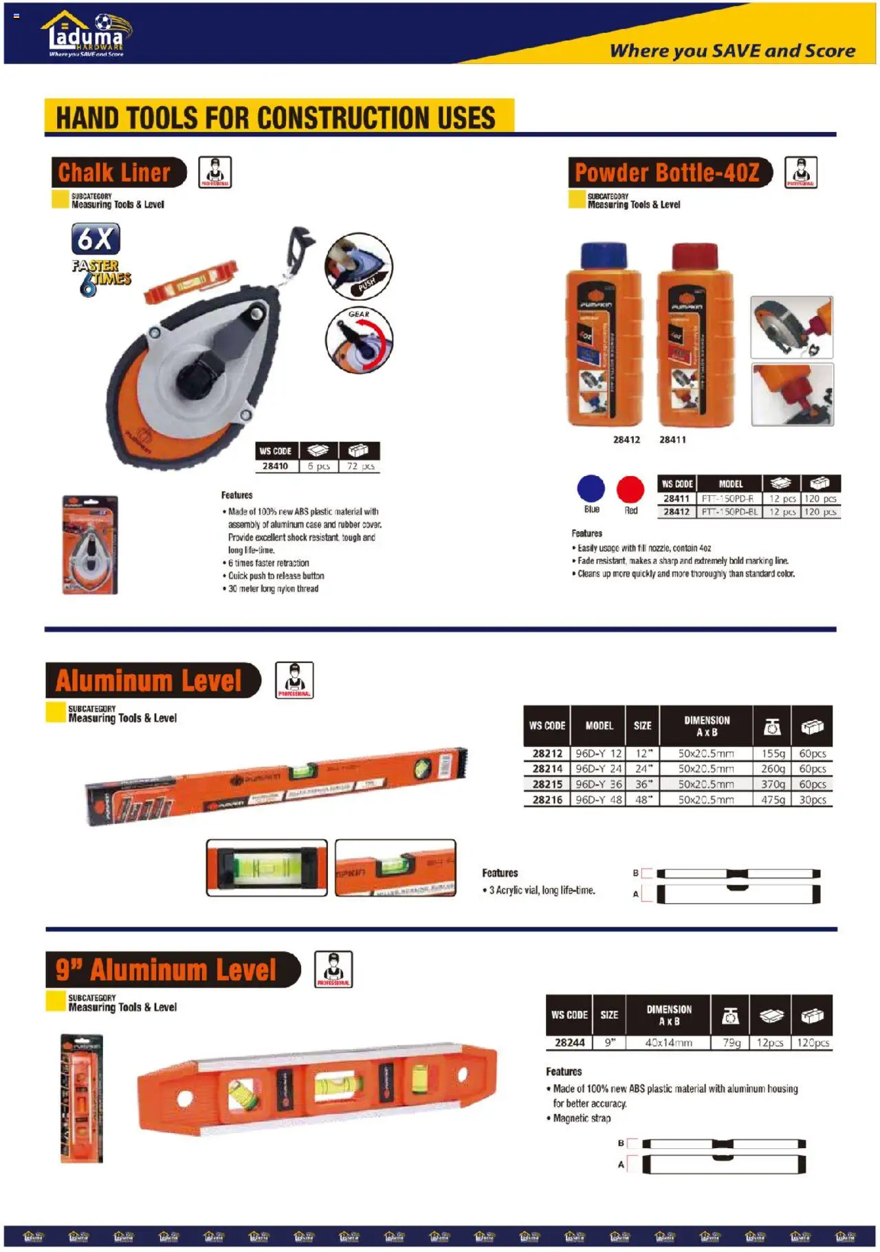 New Laduma Hardware catalogue – valid from 01.06.2024 | Page: 8 | Products: Case, Powder