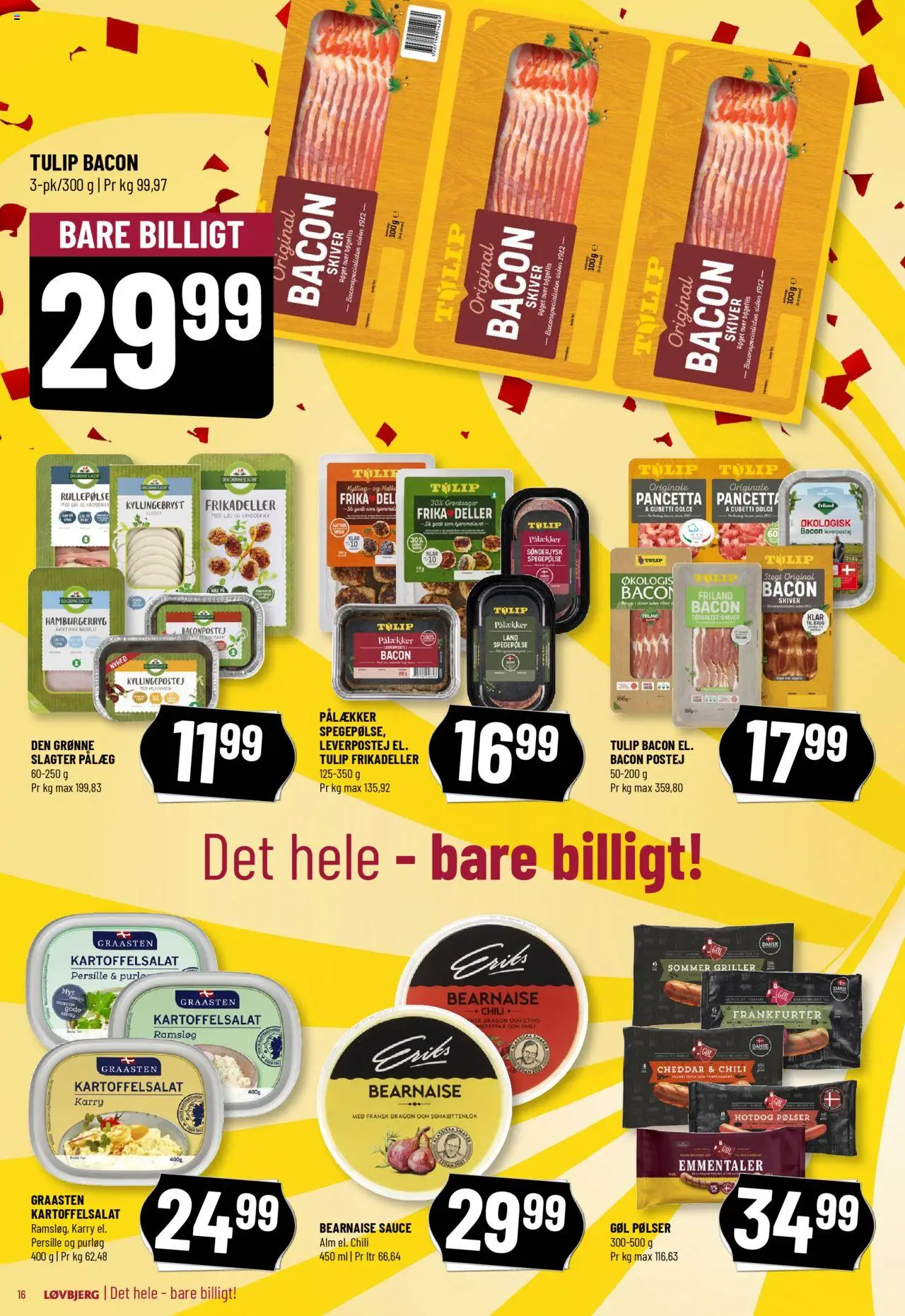 Løvbjerg Tilbudsavis gyldig fra 20.06.2025 | Side: 18 | Produkter: Pølser, Kartoffelsalat, Spegepølse, Persille