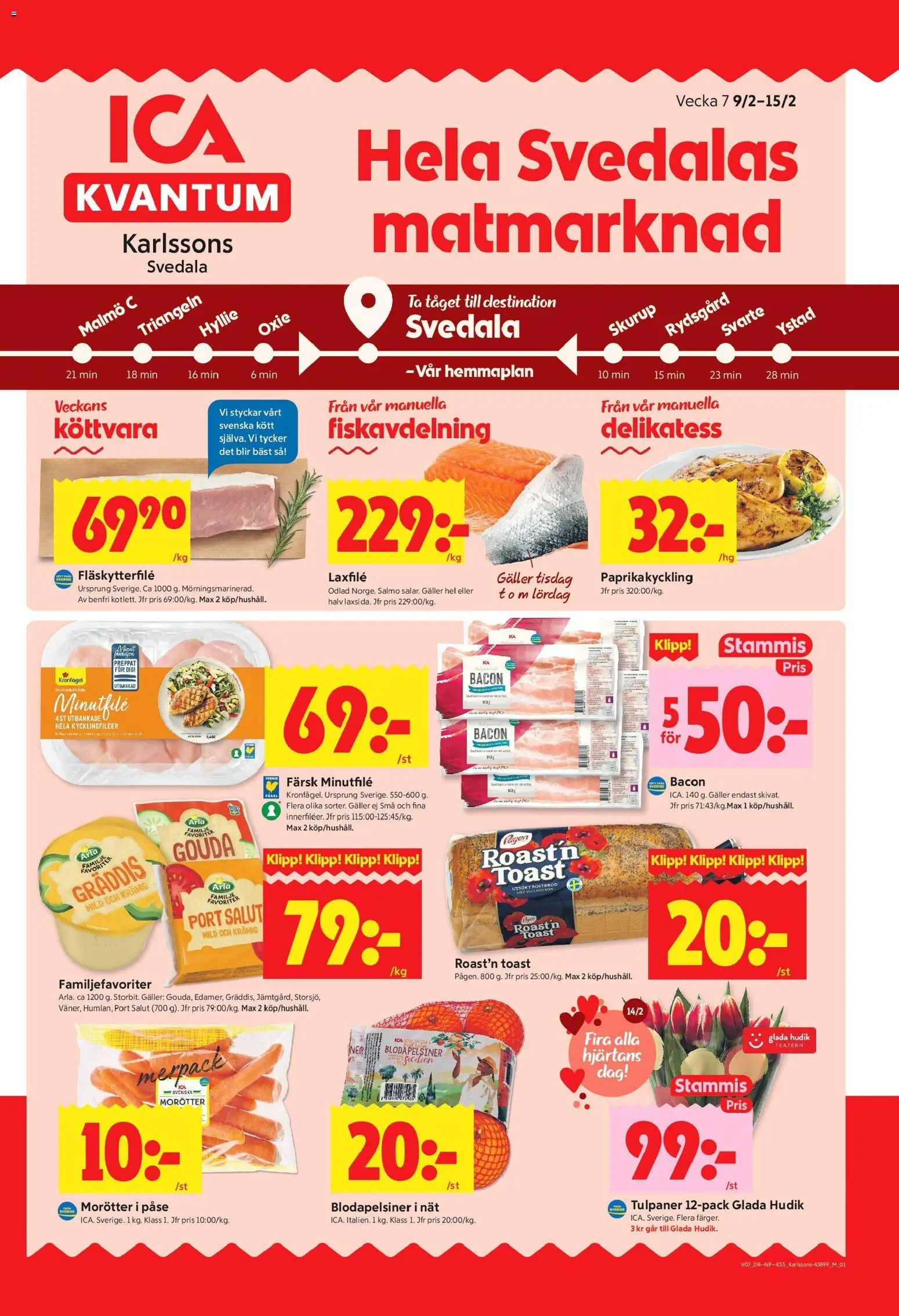 ICA Kvantum reklamblad aktuell från 09.02.2026 | Sida: 1
