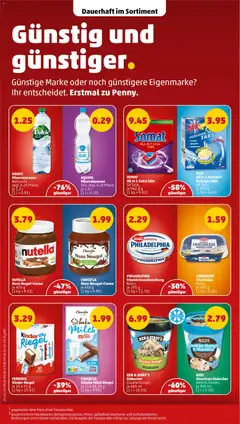 Penny Prospekt 	 ab 20.04.2026 gültig | Seite: 24 | Produkte: Milch, Philadelphia, Mineralwasser, Nutella