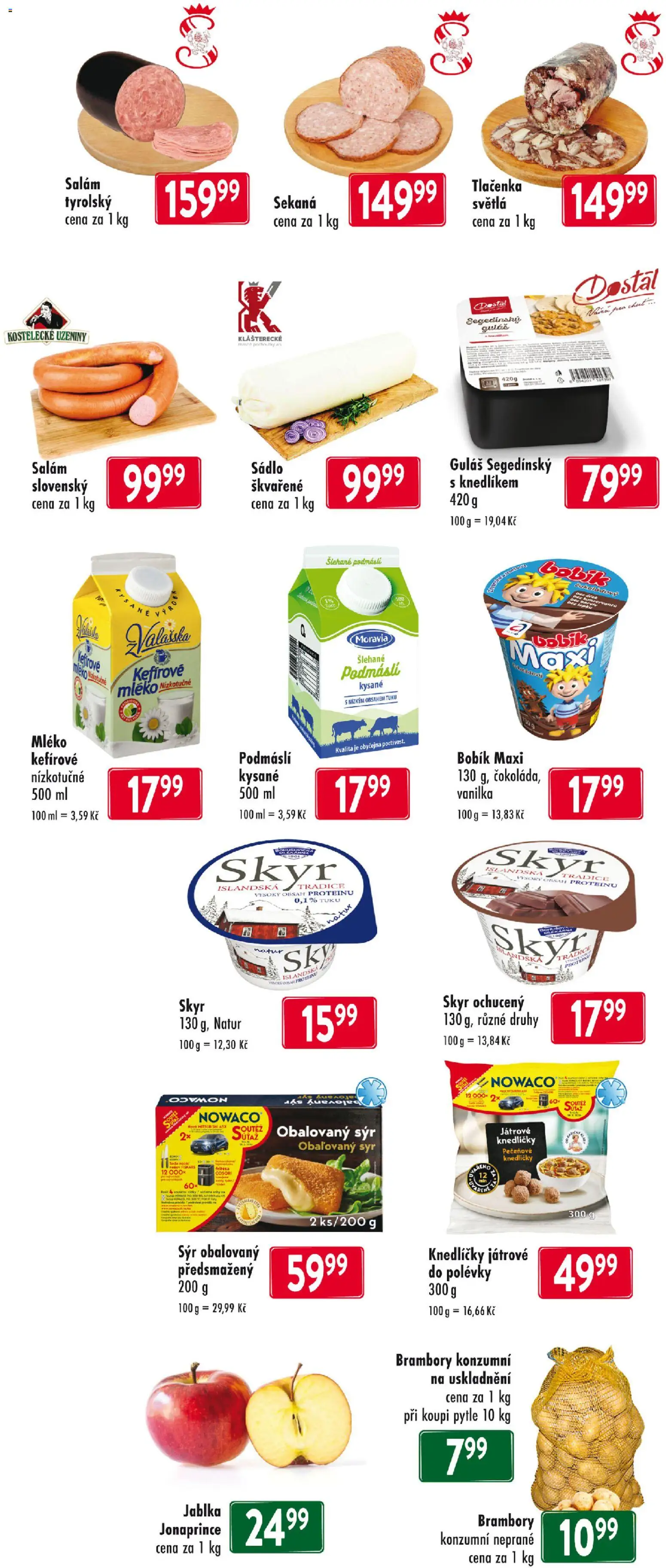 Astur & Qanto leták od 08.01.2026 | Strana: 3 | Produkty: Uzeniny, Podmáslí, Skyr, Fritéza