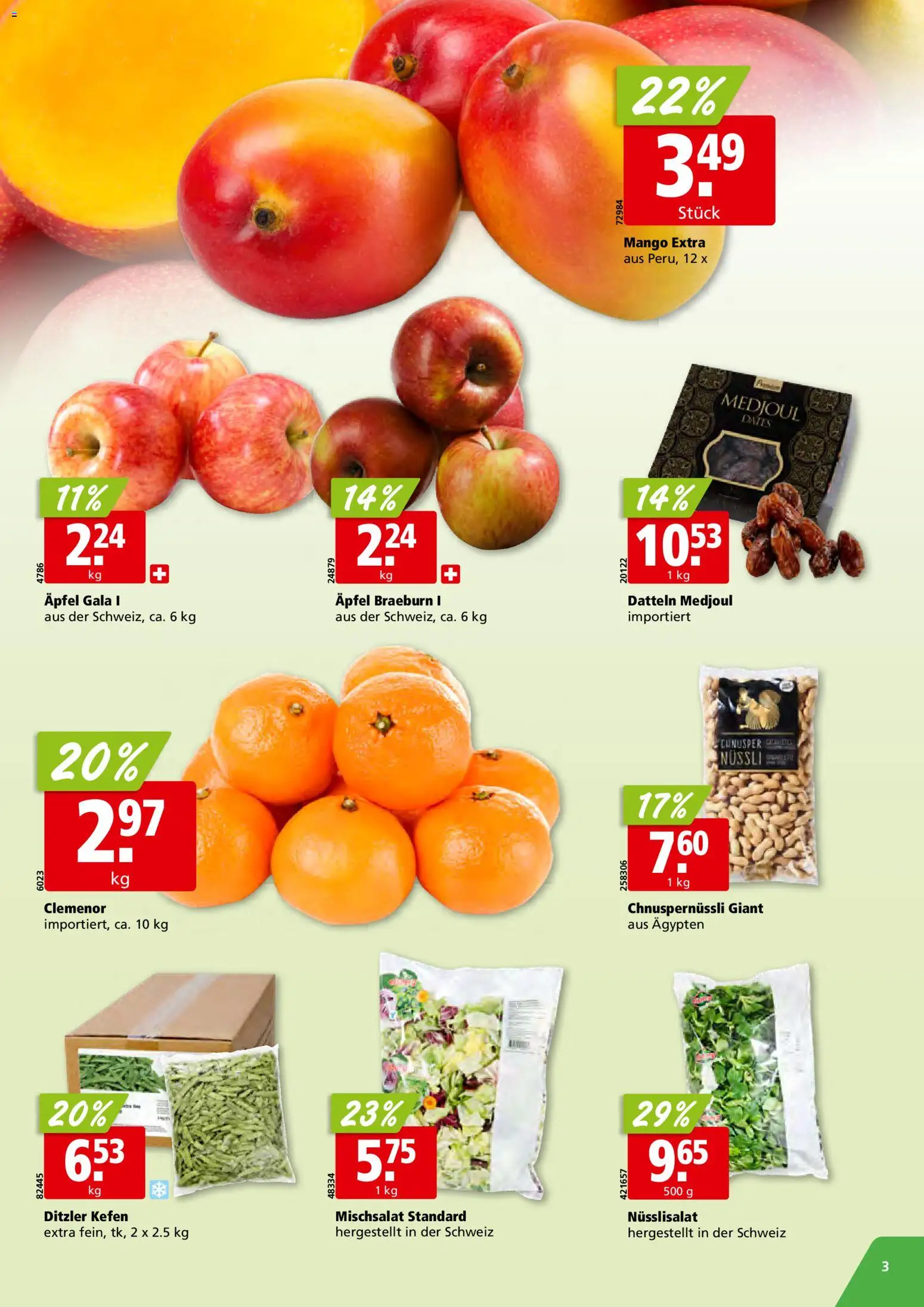 Aligro Aktionen – gültig ab 09.02.2026 | Seite: 3 | Produkte: Äpfel, Mango