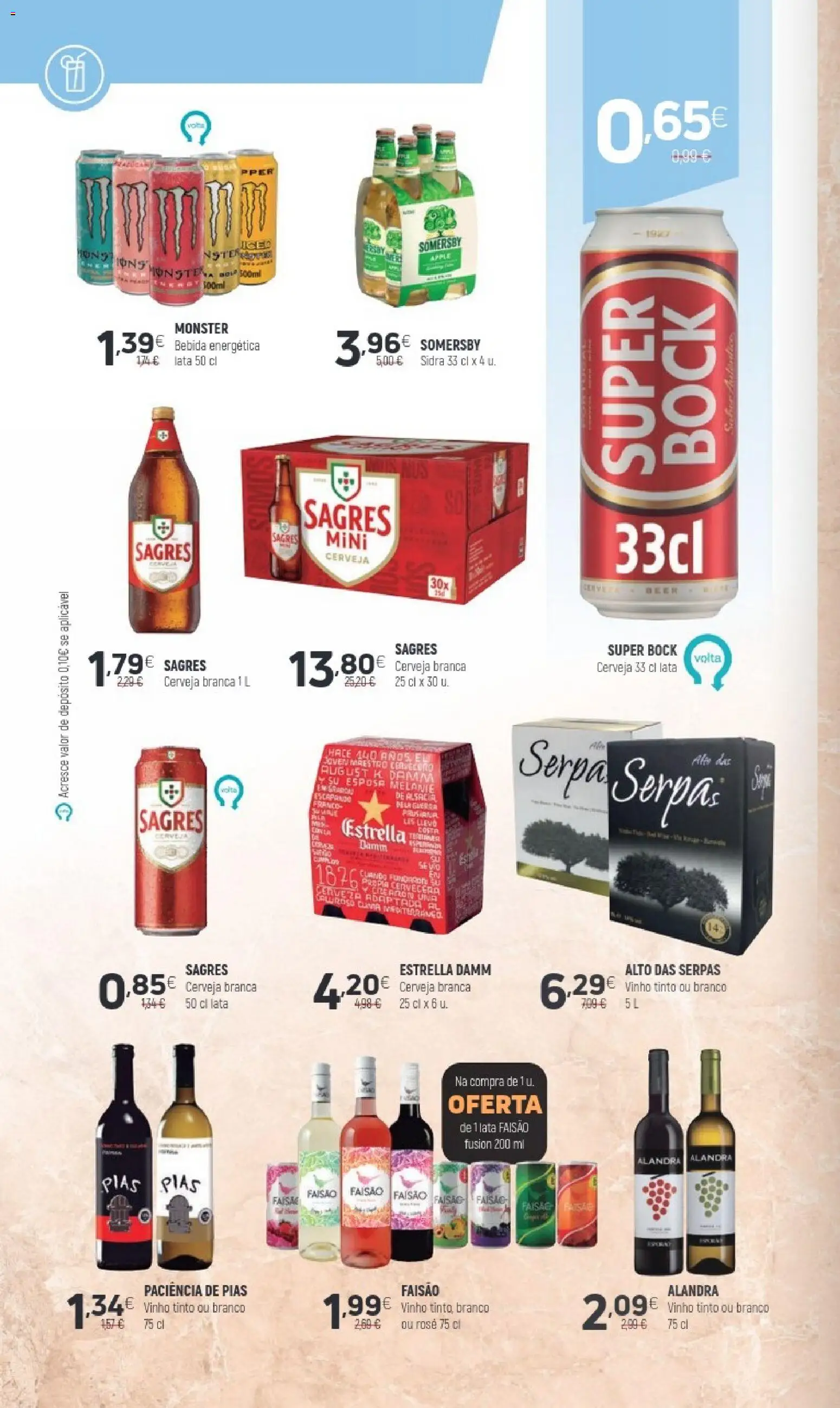 Coviran folheto │ válido de 21.04.2026 | Página: 14 | Produtos: Super bock, Vinho, Somersby, Vinho tinto