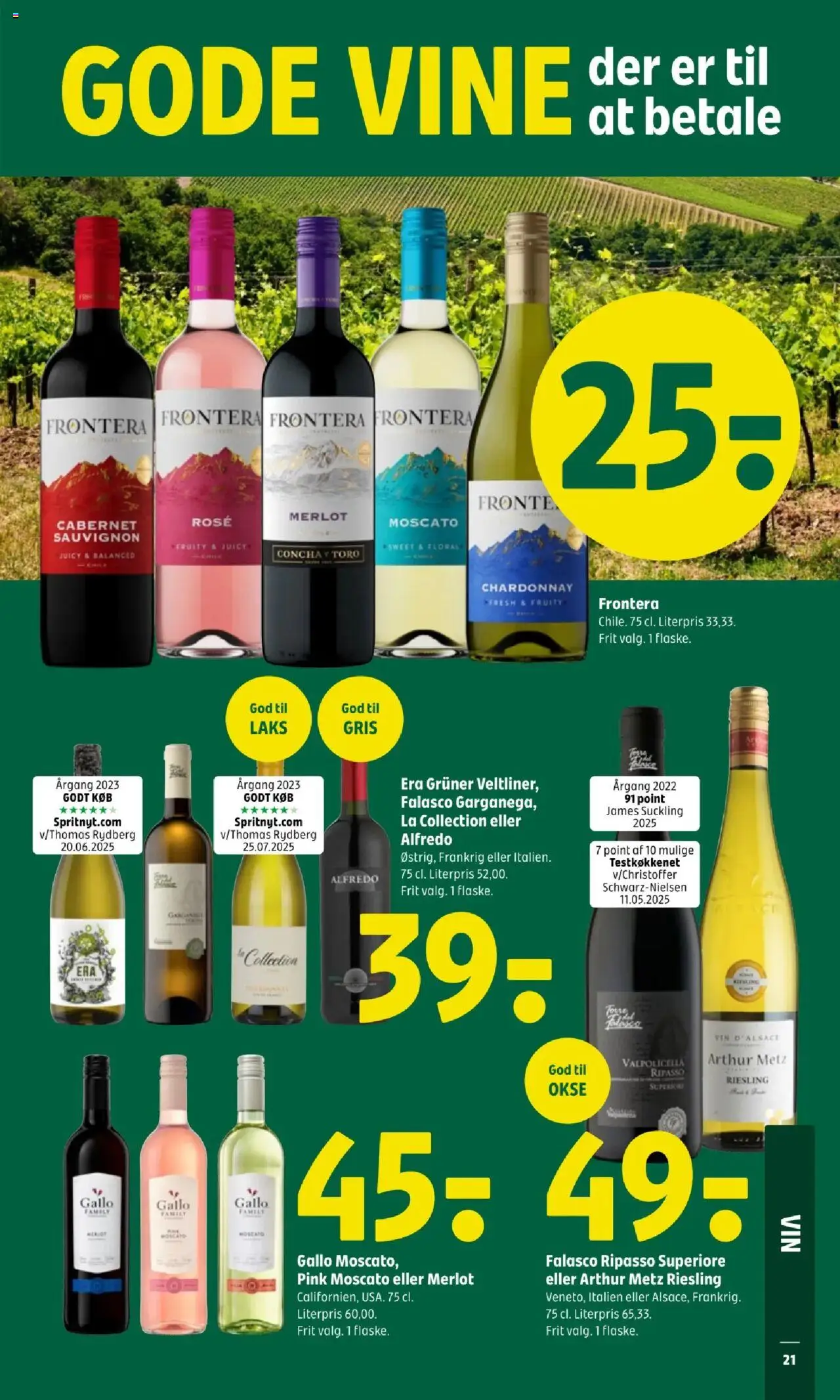 Coop 365 tilbudsavis – gyldig fra 02.10.2025 | Side: 23 | Produkter: Vin