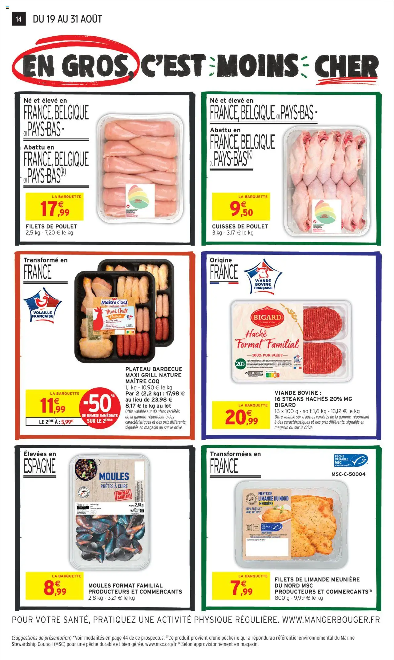  | Page: 14 | Produits: Pêche, Grill, Viande, Viande bovine