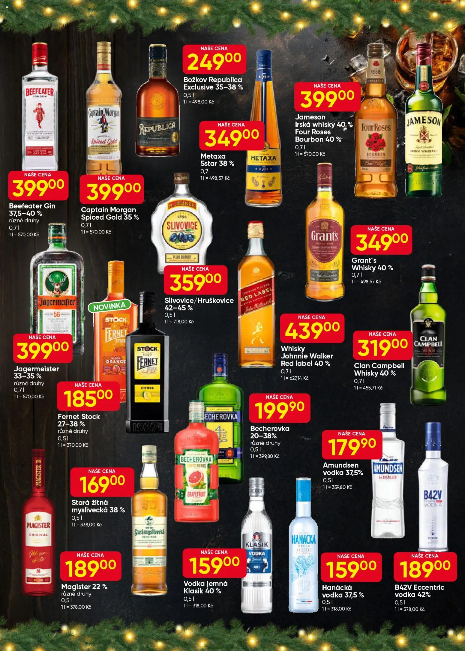 Hruška leták od 17.12.2025 | Strana: 9 | Produkty: Bourbon, Gin, Whisky, Beefeater
