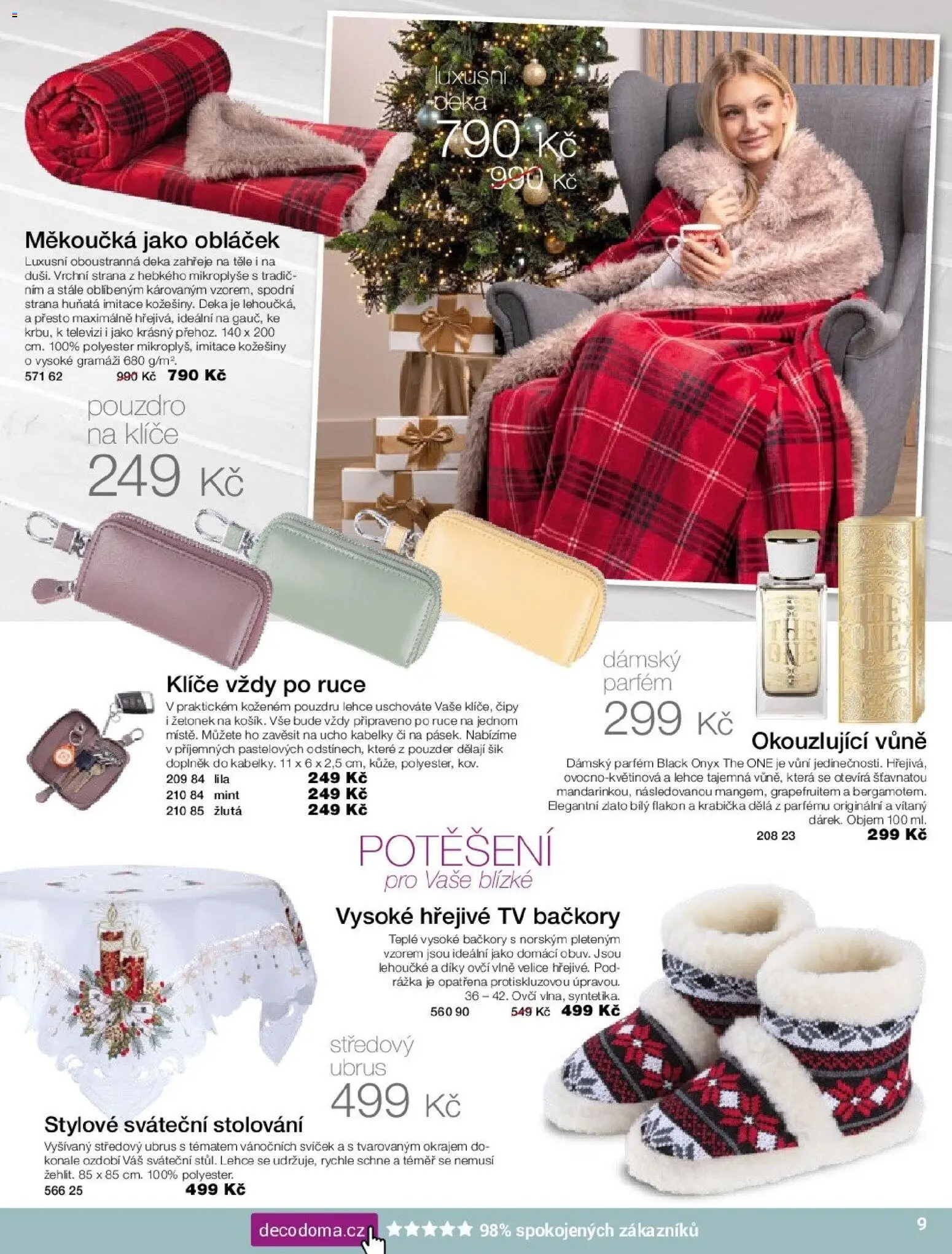 Decodoma katalog od 10.11.2025 | Strana: 9 | Produkty: Krabička, Pouzdro, Deka, Parfém