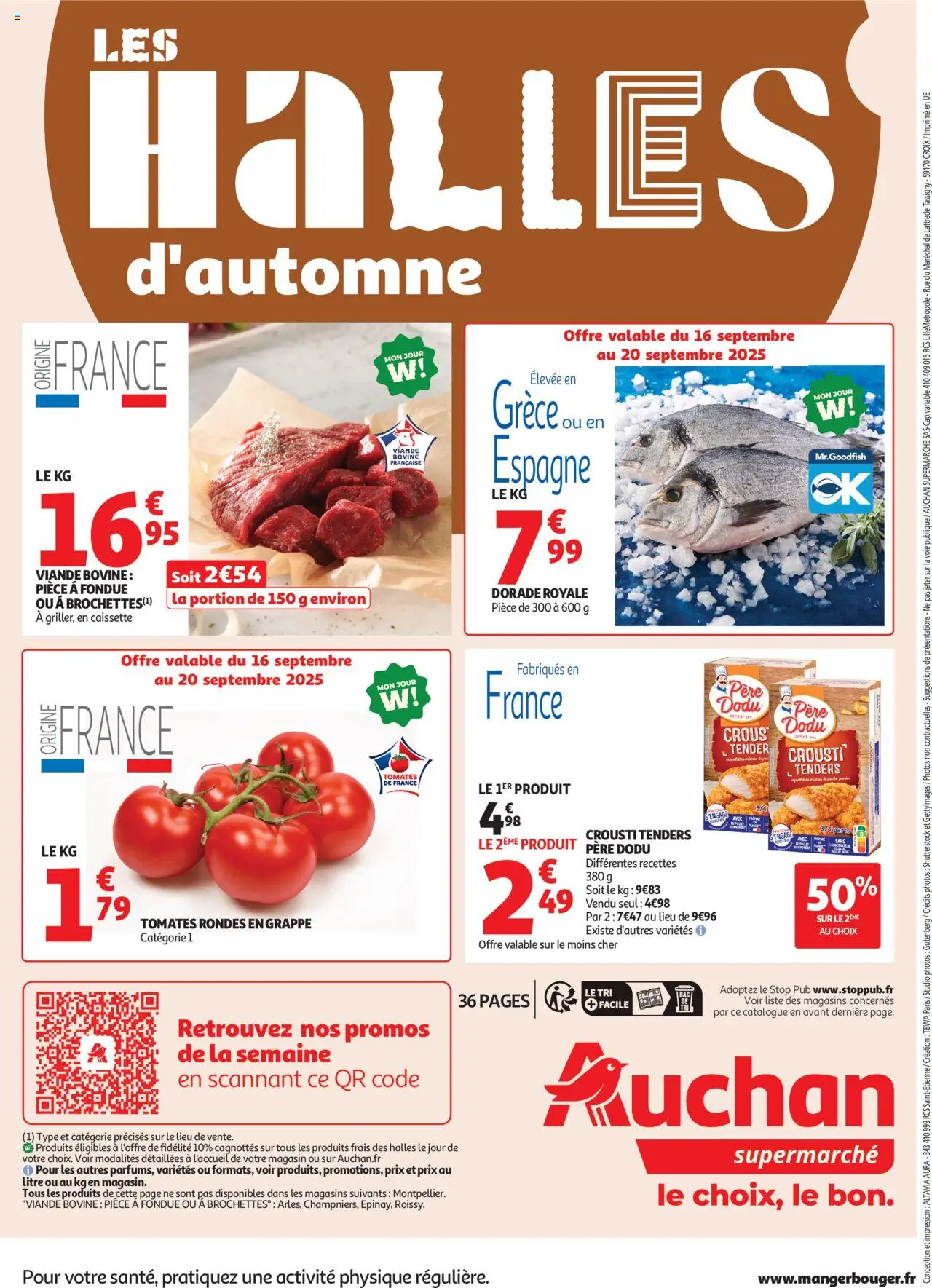  | Page: 36 | Produits: Viande, Tomates, Tomates rondes en grappe, Viande bovine