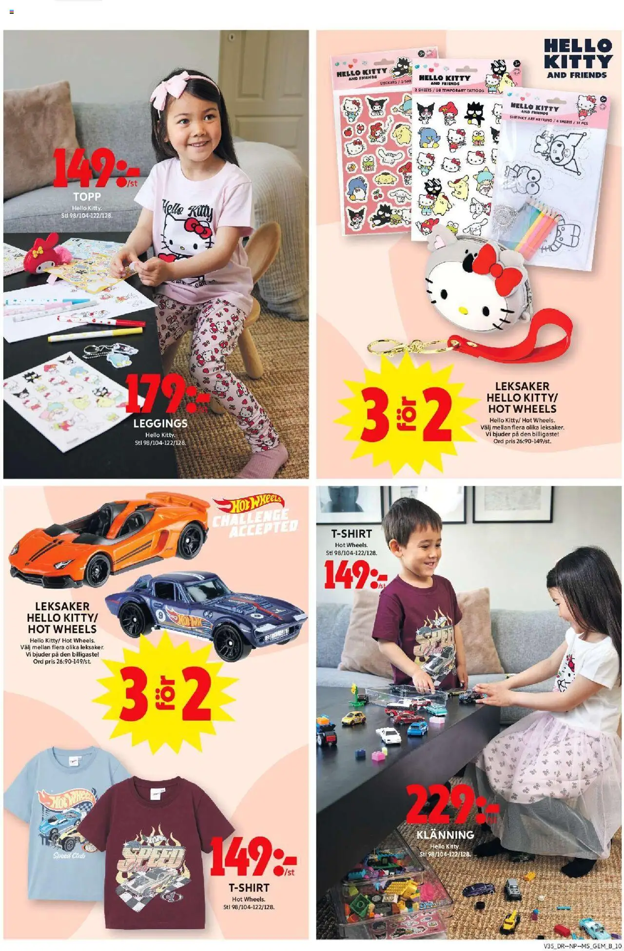 ICA Maxi reklamblad aktuell från 25.08.2025 | Sida: 13 | Produkter: T-shirt, Topp, Leggings, Klänning