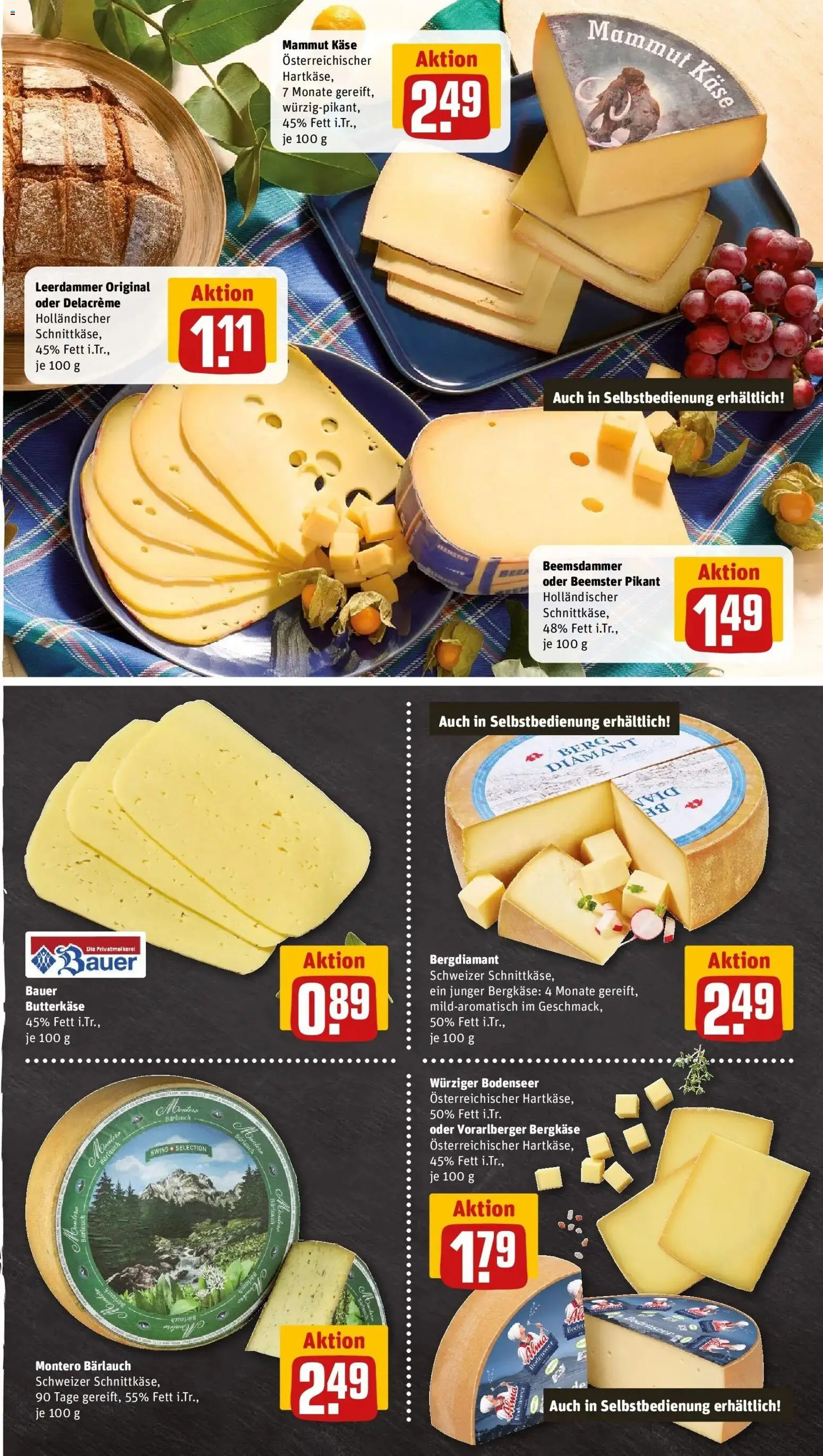 Rewe Prospekt Wadersloh	 – gültig ab 15.03.2026 | Seite: 9 | Produkte: Käse, Leerdammer