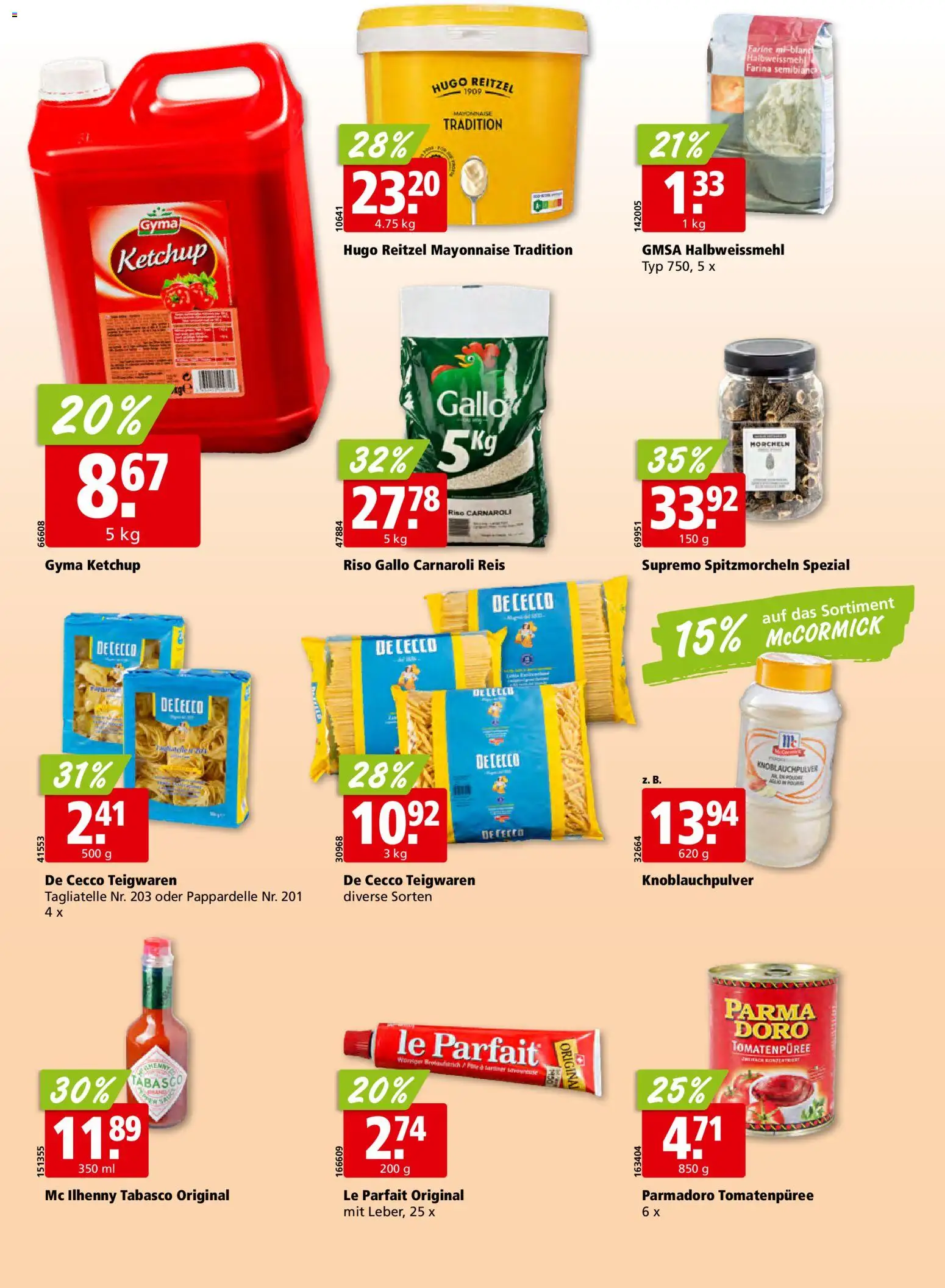 Aligro Aktionen – gültig ab 08.12.2025 | Seite: 24 | Produkte: Teigwaren, Reis, Ketchup, Mayonnaise