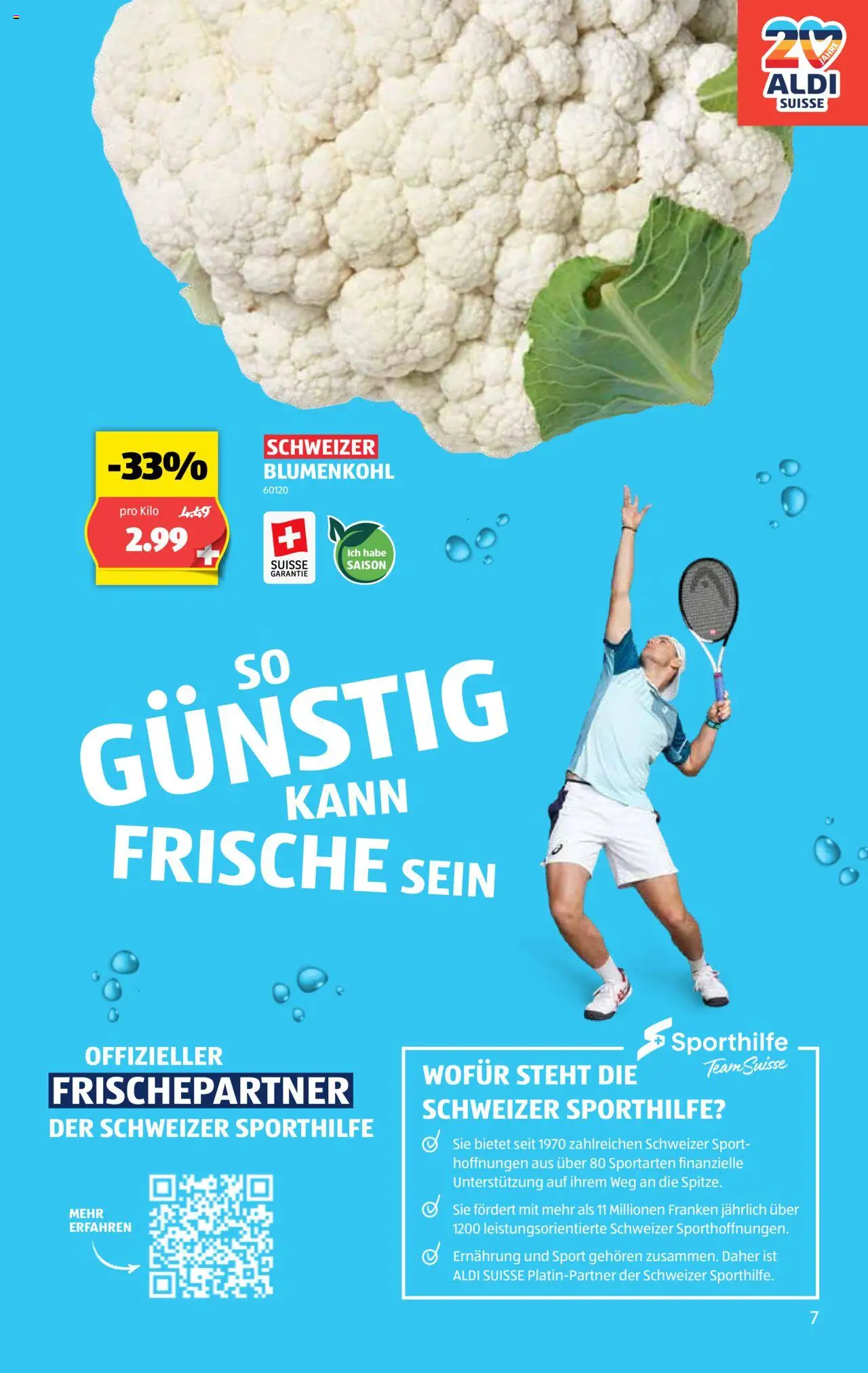 Aldi Aktionen ab 21.08.2025 | Seite: 8 | Produkte: Blumenkohl