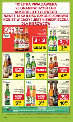 Pogląd oferty "Carrefour gazetka" - ważna od 30.03.2026 | Strona: 56 | Produkty: Miód, Piwo perła, Piwo, Somersby
