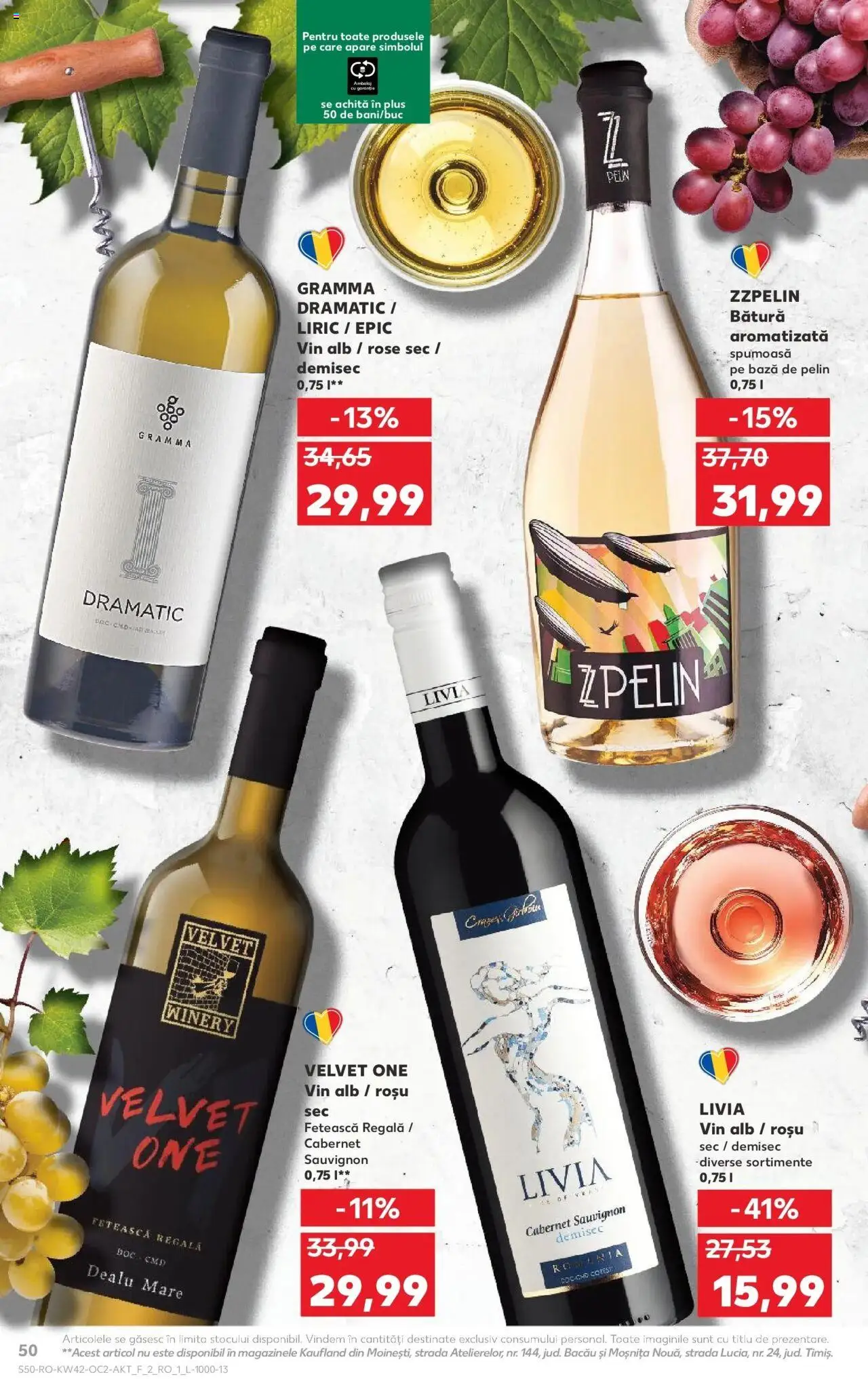 Noul catalog Kaufland – valabil de la 15.10.2025 | Pagină: 50 | Produse: Vin