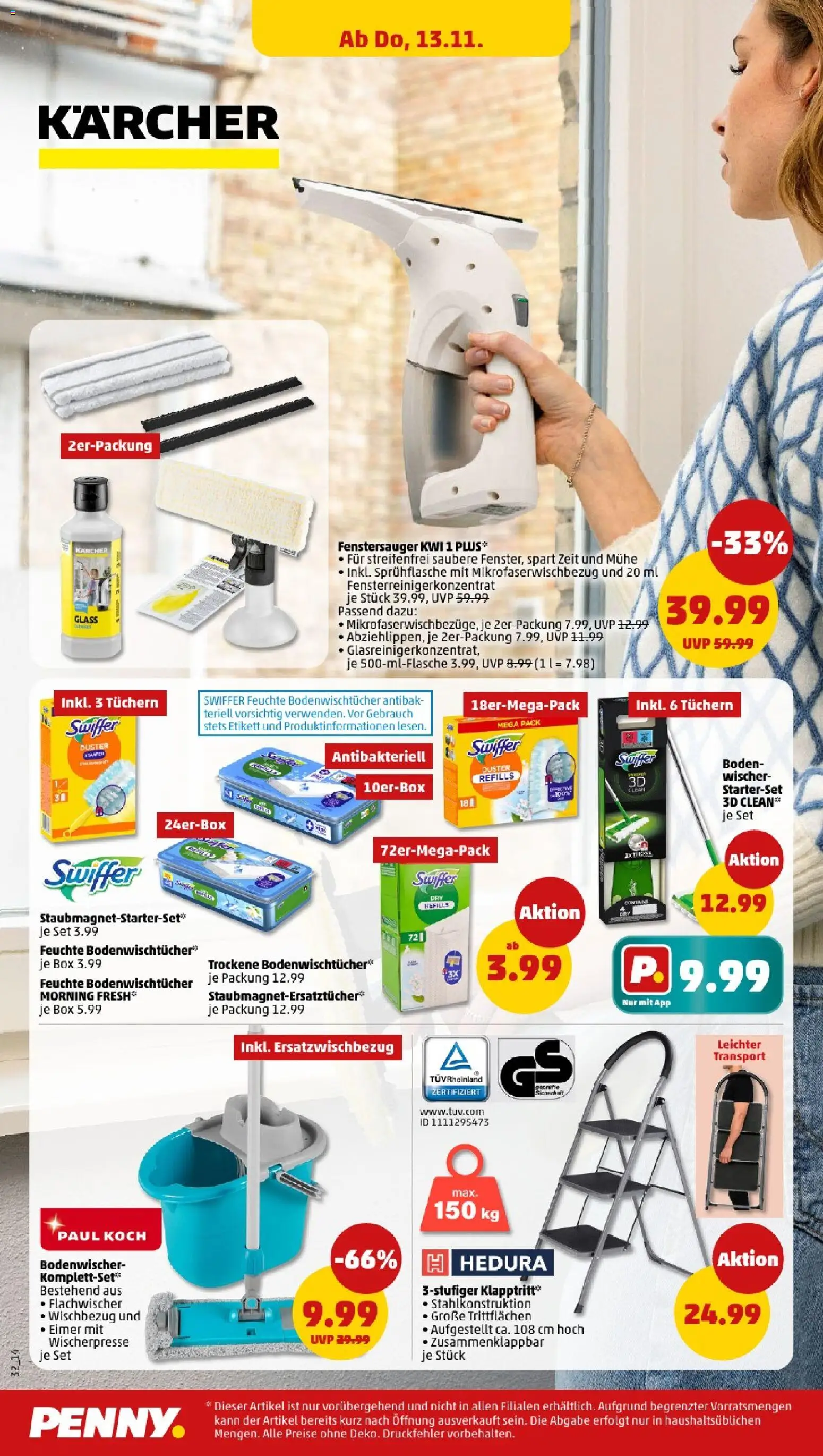 Penny - Baden-Württemberg – gültig ab 10.11.2025 | Seite: 32 | Produkte: Box, Swiffer