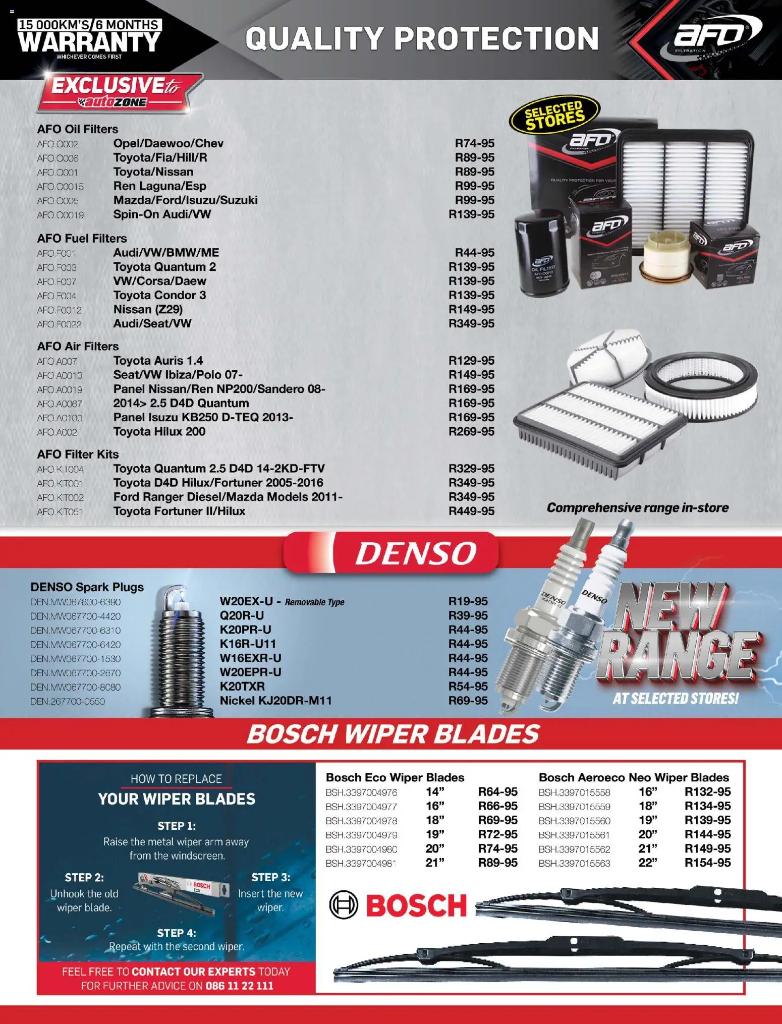 New AutoZone Specials catalogue – valid from 19.03.2026 | Page: 30 | Products: Plugs, Oil