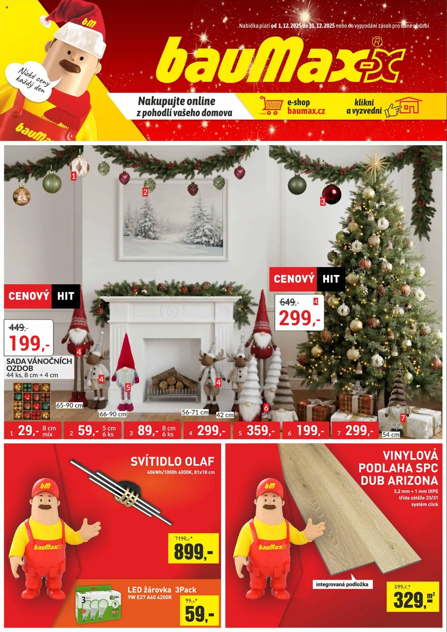 BAUMAX leták od 01.12.2025 | Strana: 1 | Produkty: LED