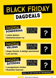 Xenos - Black Friday - Voorbeeld van een folder van Xenos, geldig van 24.11.2025 | Pagina: 27 | Producten: Servies, Kaarsen