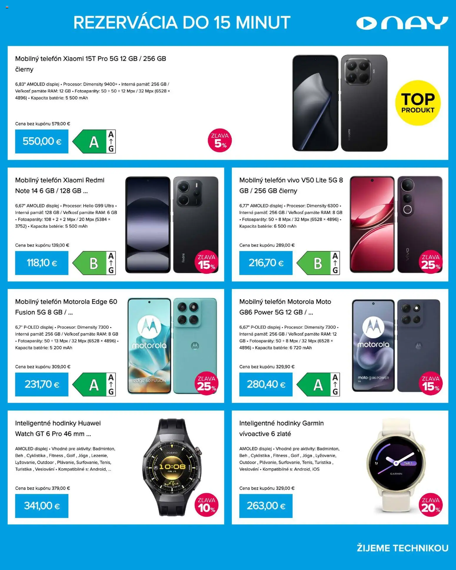 Nové NAY Elektrodom akcie – leták je platný od 03.12.2025 | Strana: 3 | Produkty: Garmin, Rám, Inteligentné hodinky, Telefón