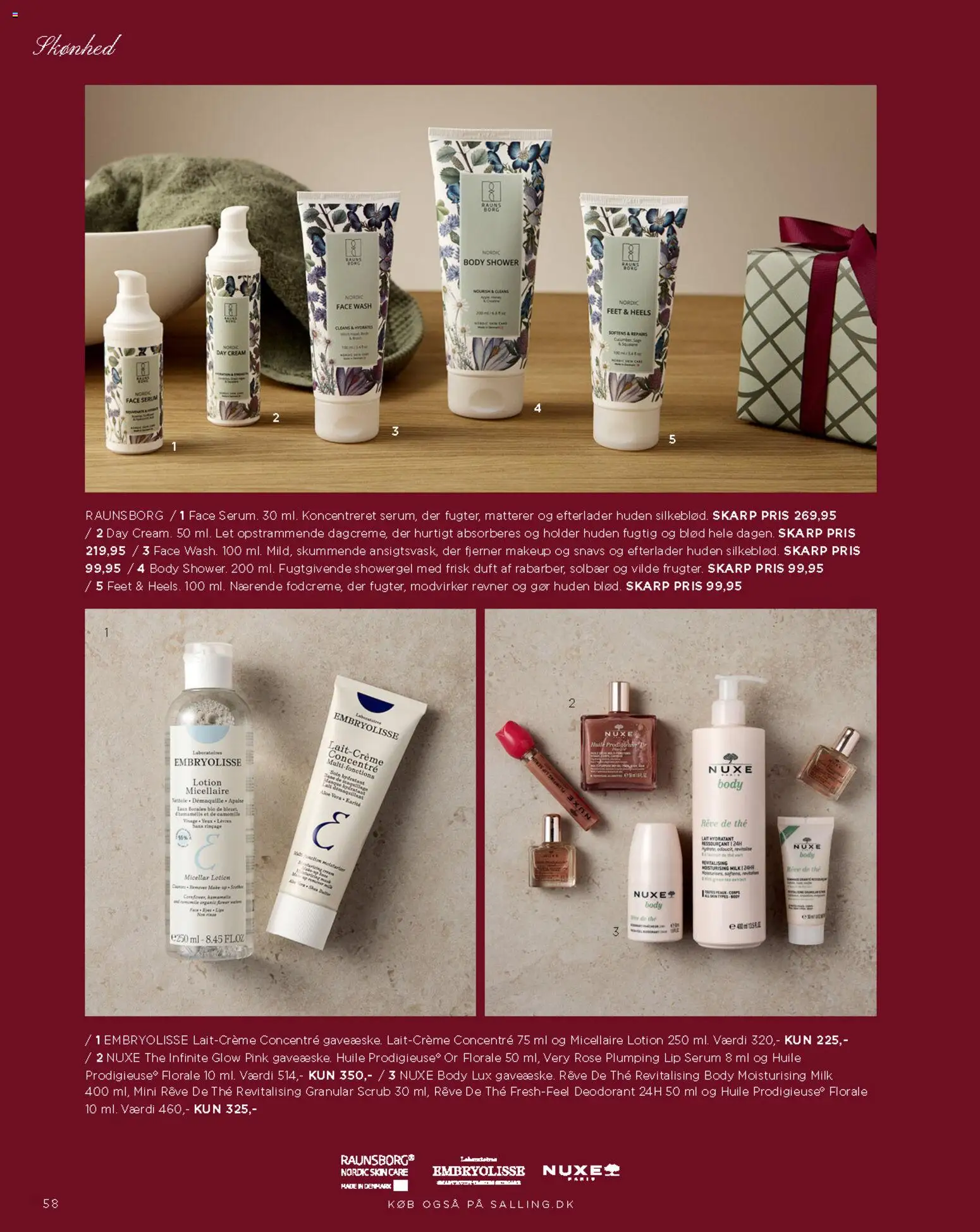 Salling tilbudsavis – gyldig fra 01.11.2025 | Side: 58 | Produkter: Shampoo, Ingefær, Håndcreme, Salt