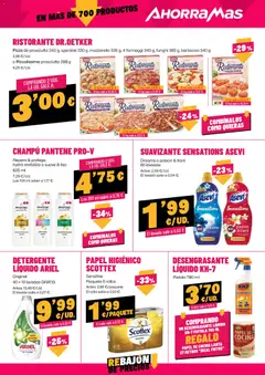 Vista previa AhorraMas folleto válido desde el 19.03.2026 | Página: 11 | Productos: Detergente, Pizza, Papel higienico, Barbacoa